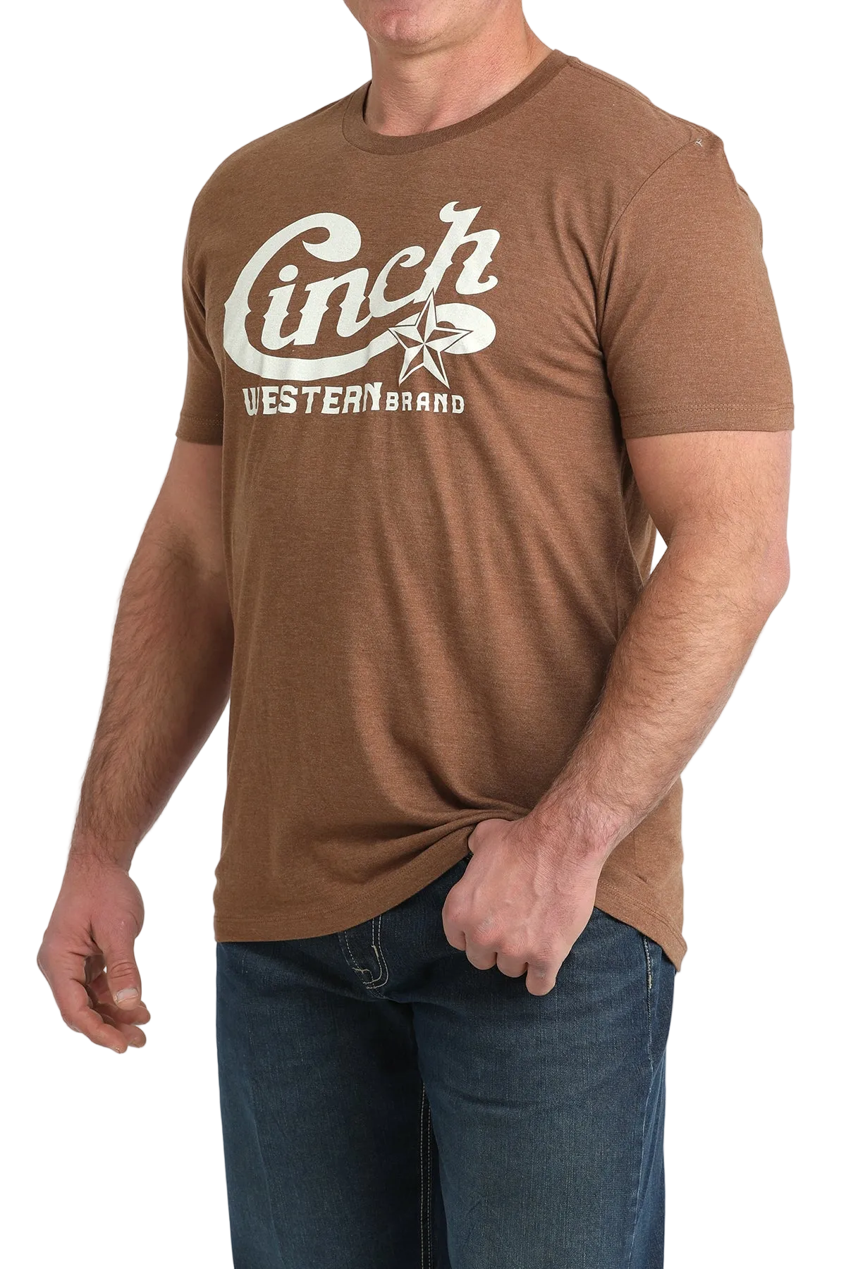 CINCH MEN'S T-SHIRT - BROWN