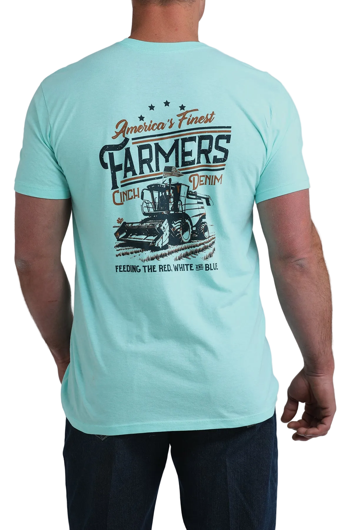 CINCH MEN'S T-SHIRT - BLUE