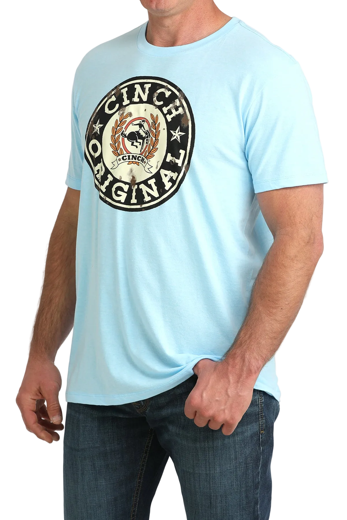 CINCH MEN'S T-SHIRT - BLUE
