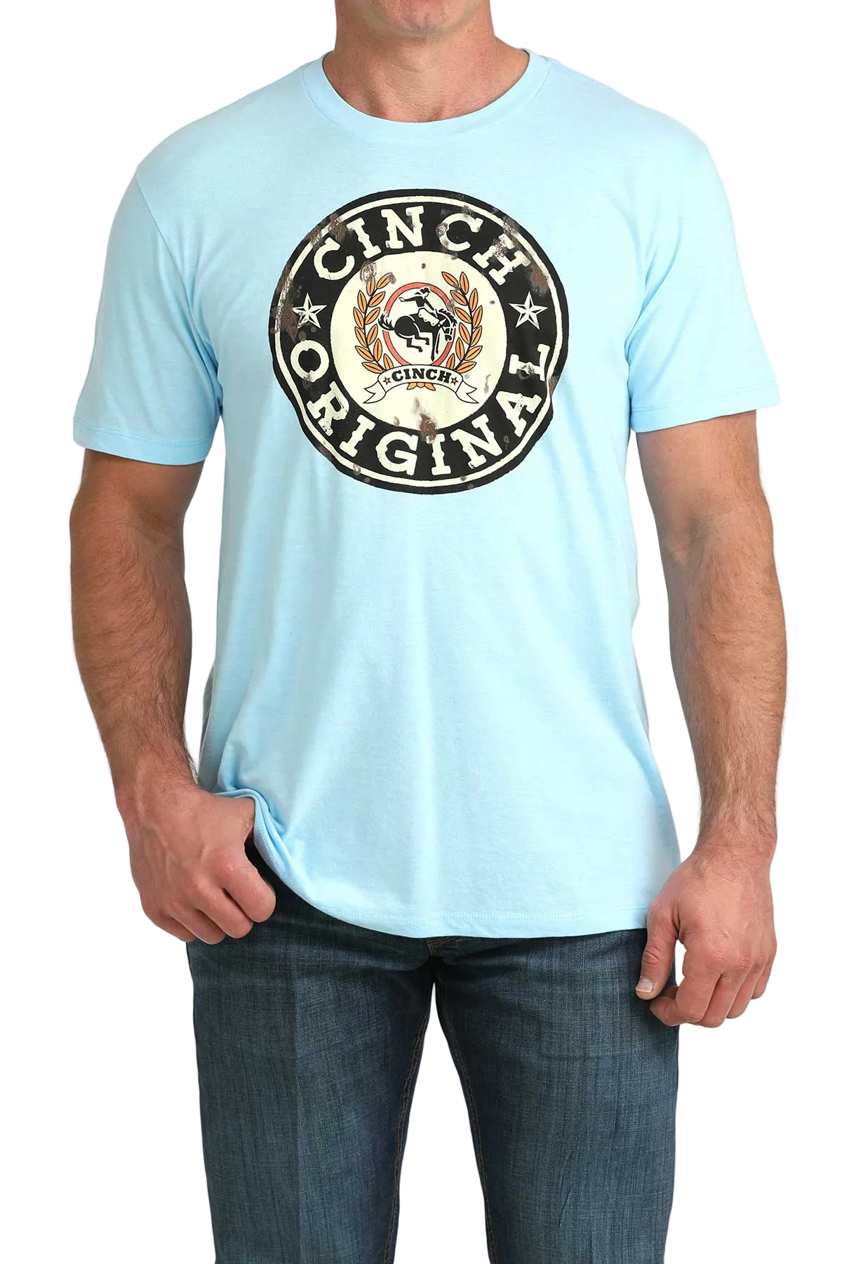 CINCH MEN'S T-SHIRT - BLUE