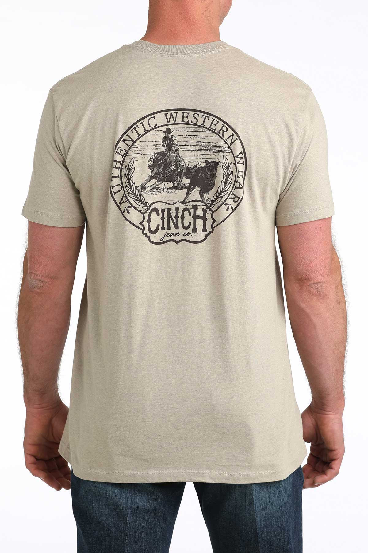 CINCH MEN'S T-SHIRT - KHAKI