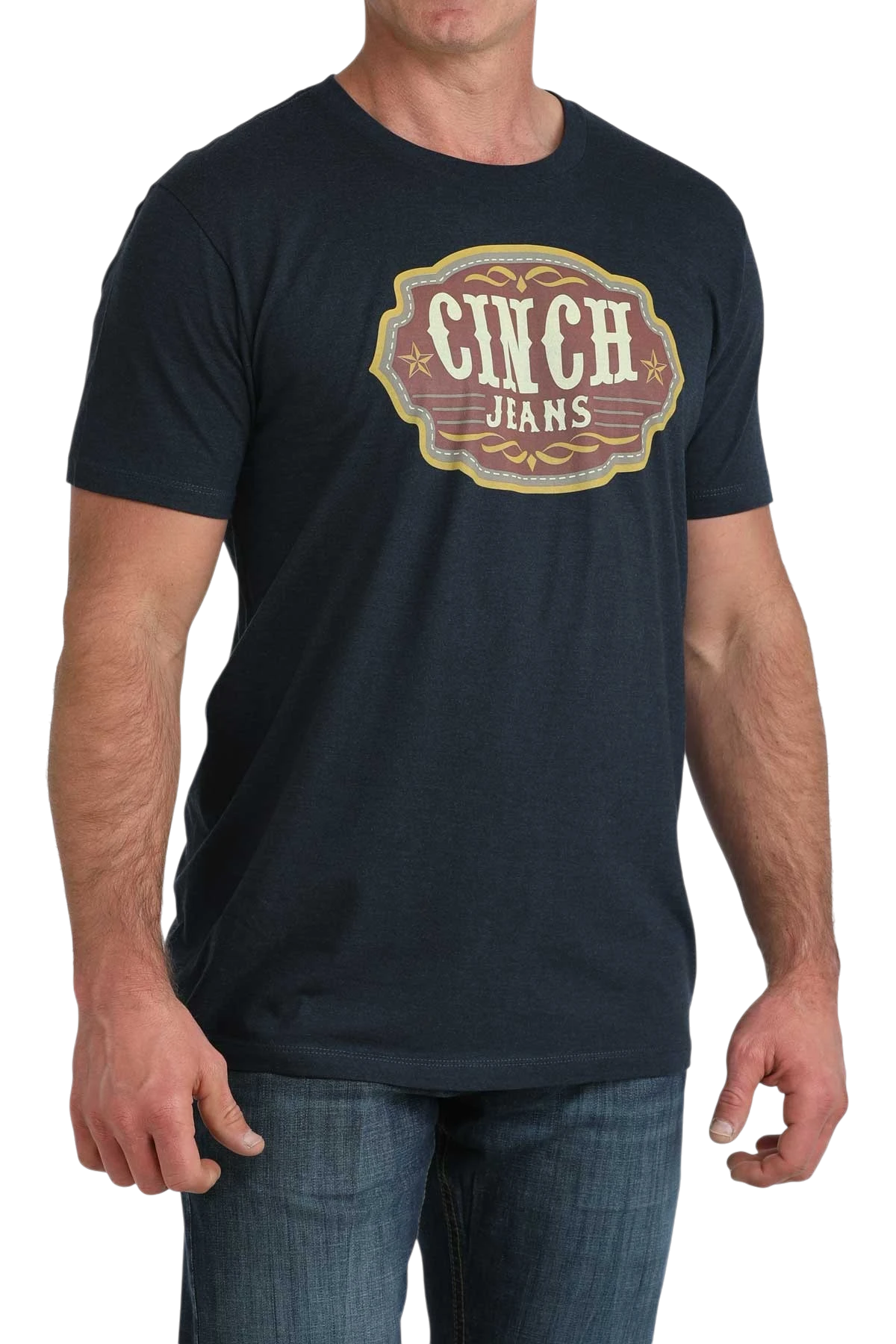 CINCH MENS T-SHIRT - BLUE