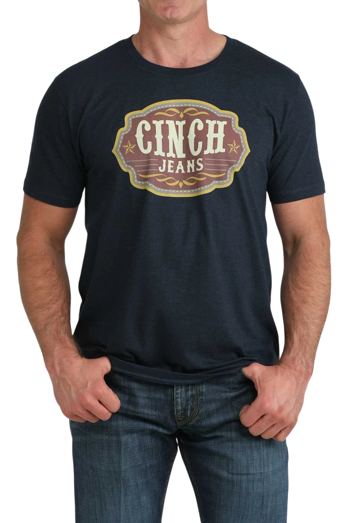 CINCH MENS T-SHIRT - BLUE