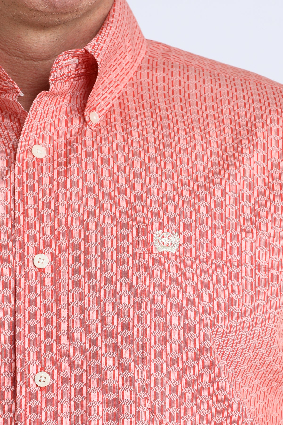 CINCH MEN'S PRINT SHIRT - RED