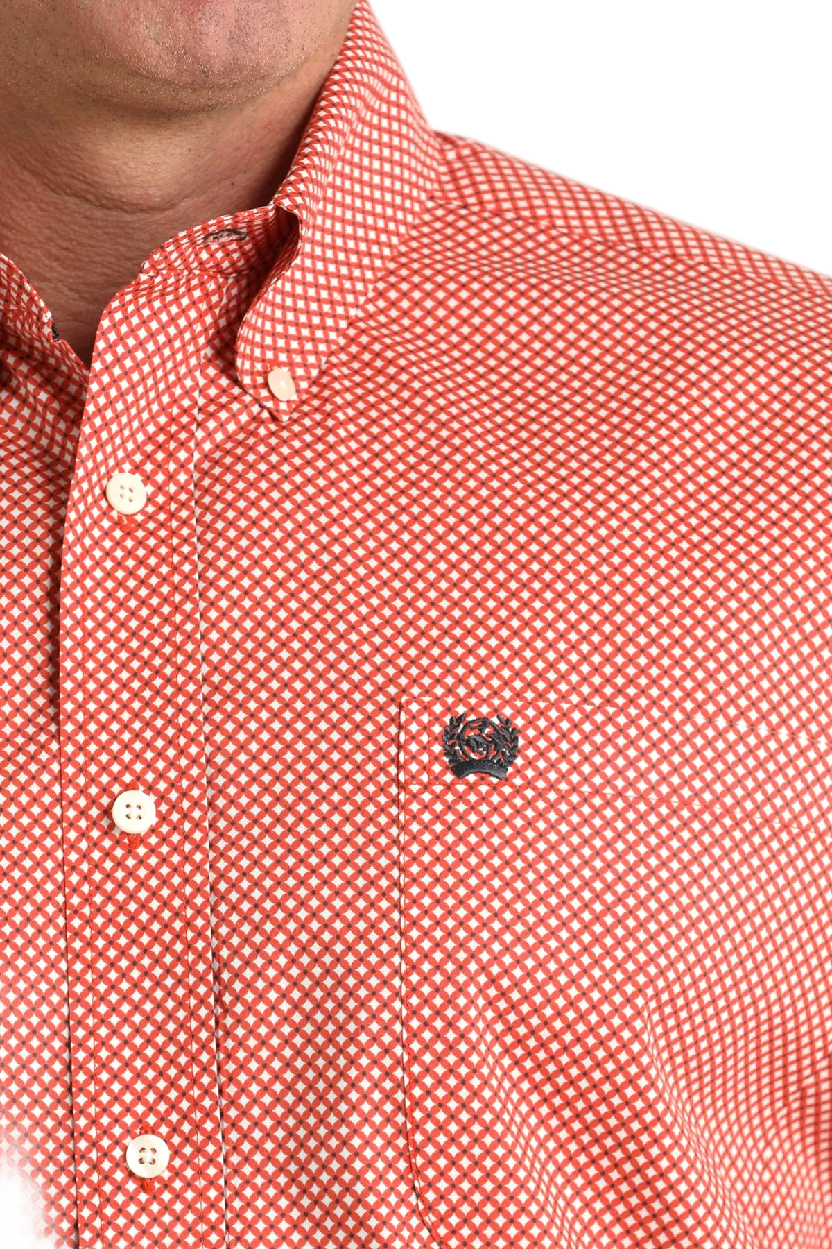 CINCH MEN'S PRINT SHIRT - RED