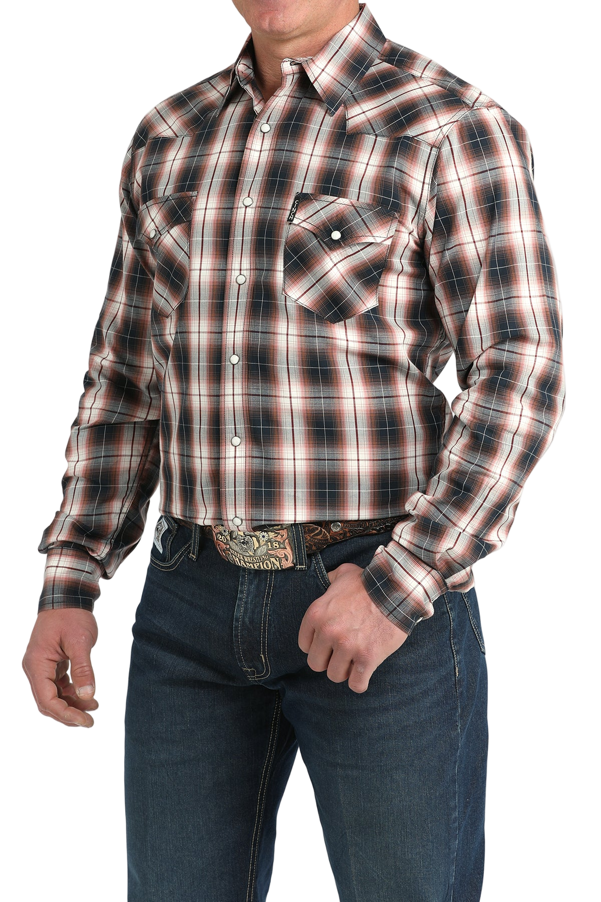 CINCH MEN'S PLAID WESTERN SHIRT - MULTI**FINAL SALE**