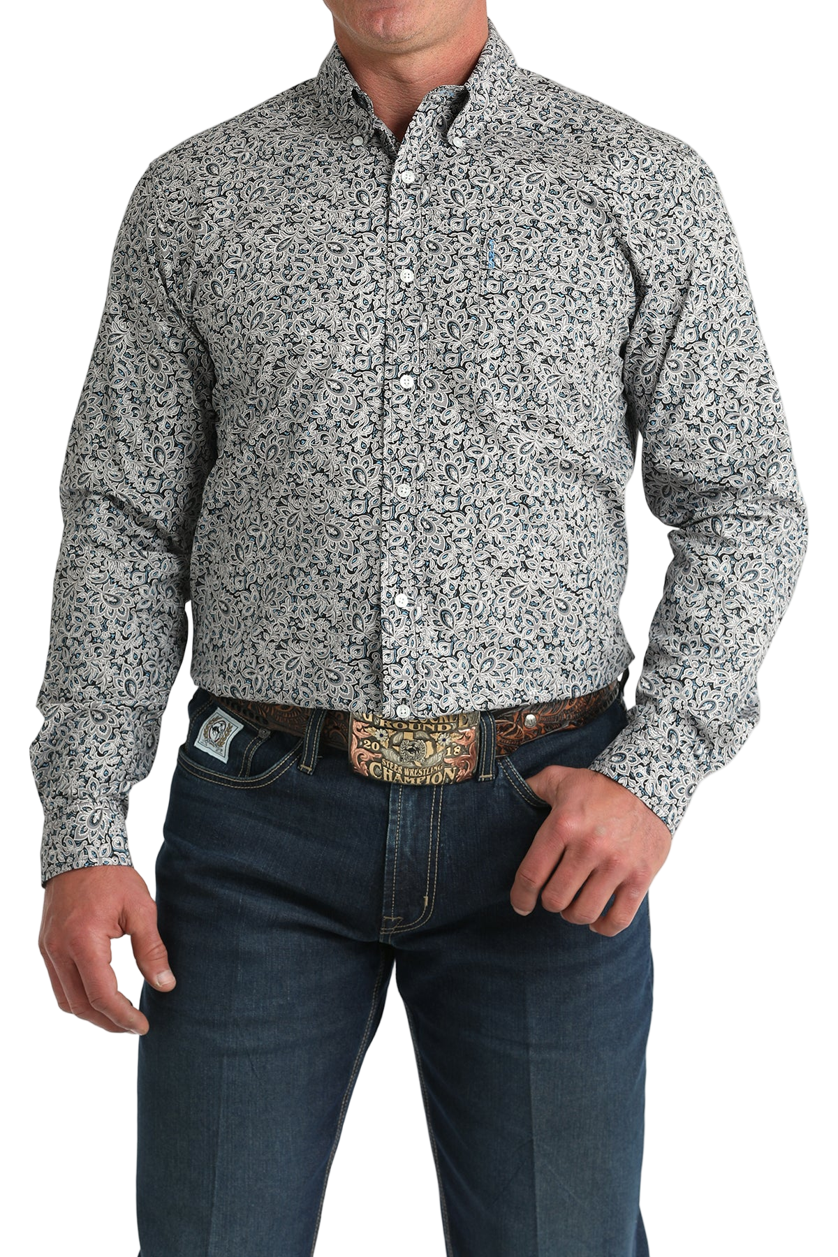 CINCH MEN'S PRINT SHIRT - MULTI**FINAL SALE**