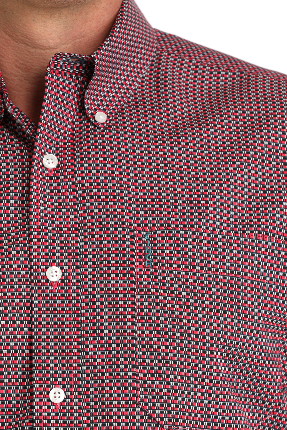 CINCH MENS MODERN FIT PRINT - PINK