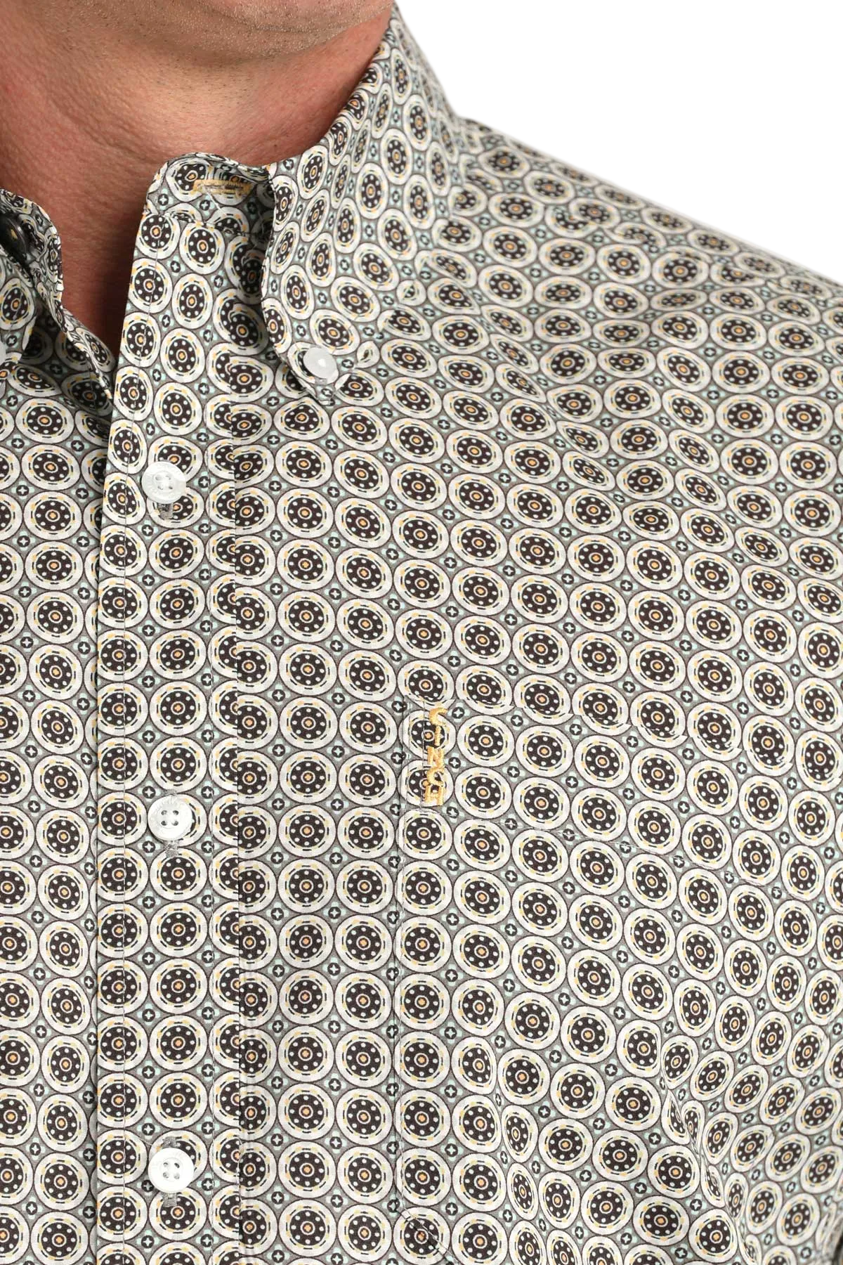 CINCH MENS LONG SLEEVE PRINT MODERN SHIRT - MULTI