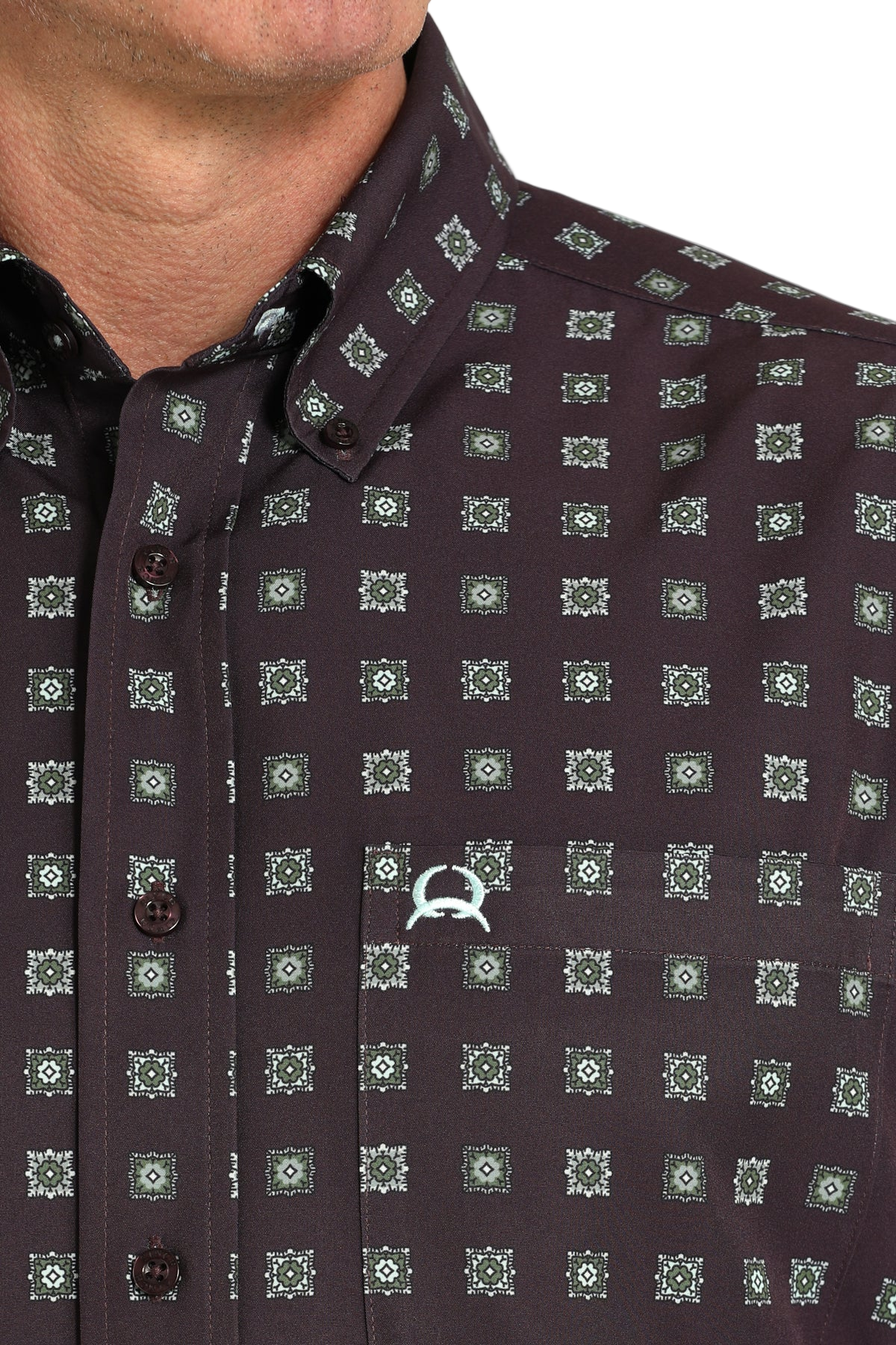 CINCH MEN'S ARENAFLEX SHIRT - PURPLE