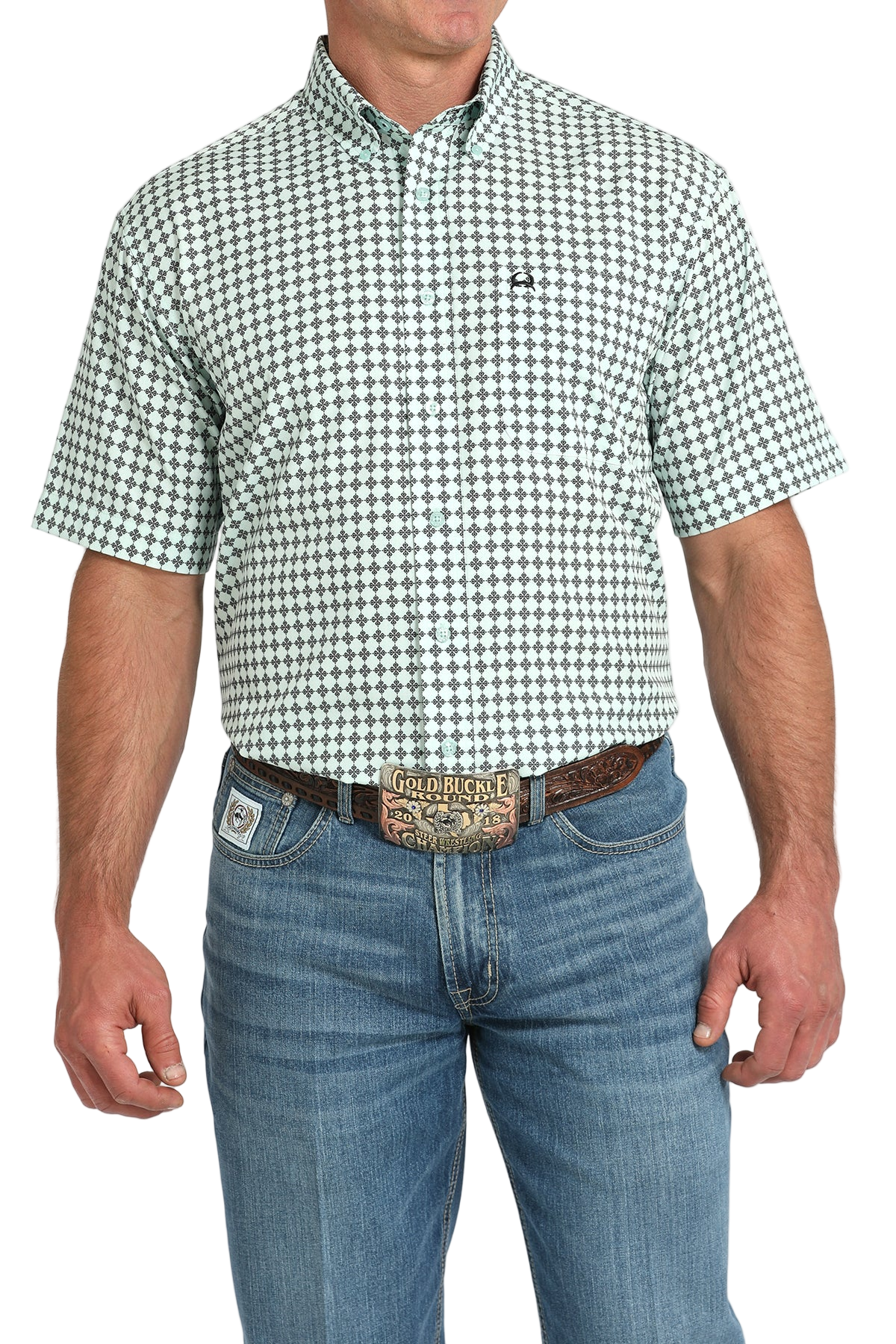 CINCH MEN'S ARENAFLEX SHIRT - BLUE