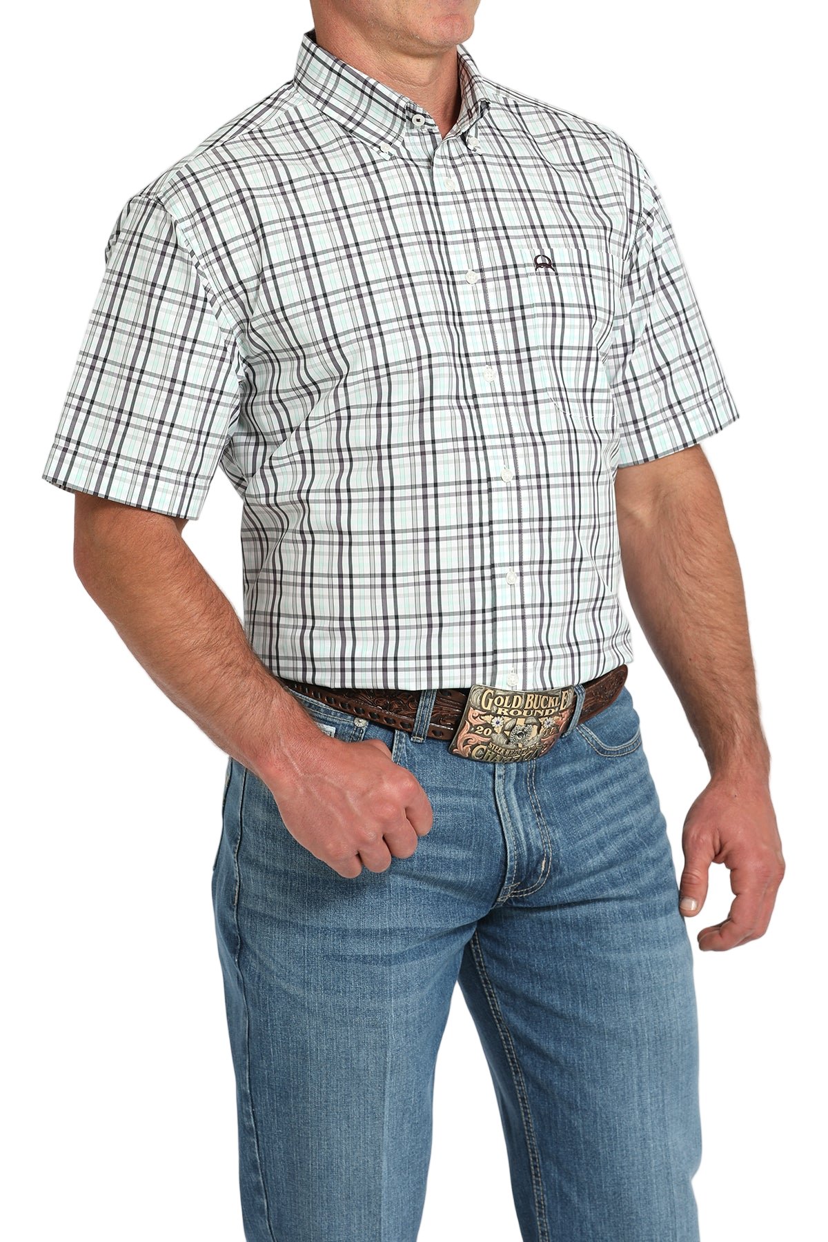 CINCH MEN'S ARENAFLEX SHIRT - WHITE