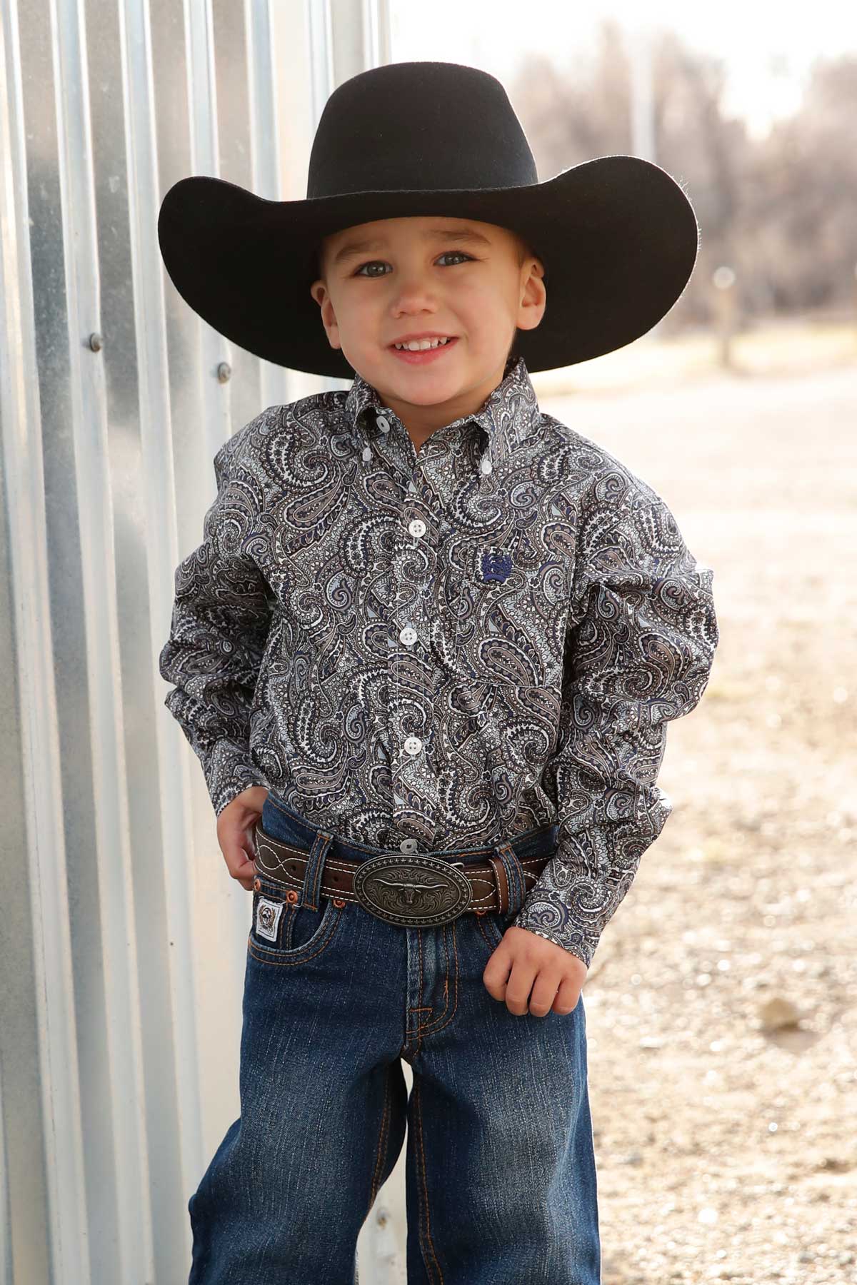 CINCH BOYS TODDLER PRINT SHIRT - MULTI