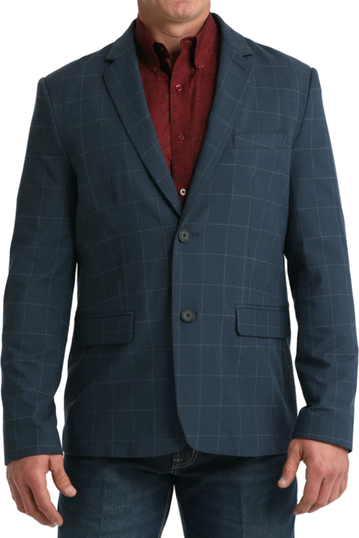 MEN'S SPORT COAT - BLUE