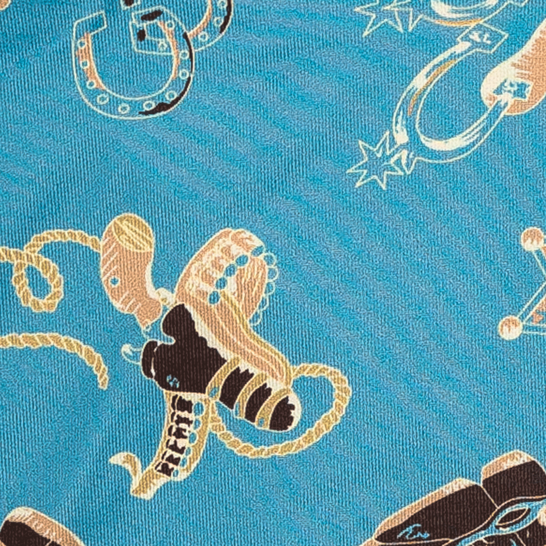 Close-up of men's Cinch underwear featuring an all-over 'sheriff' pattern