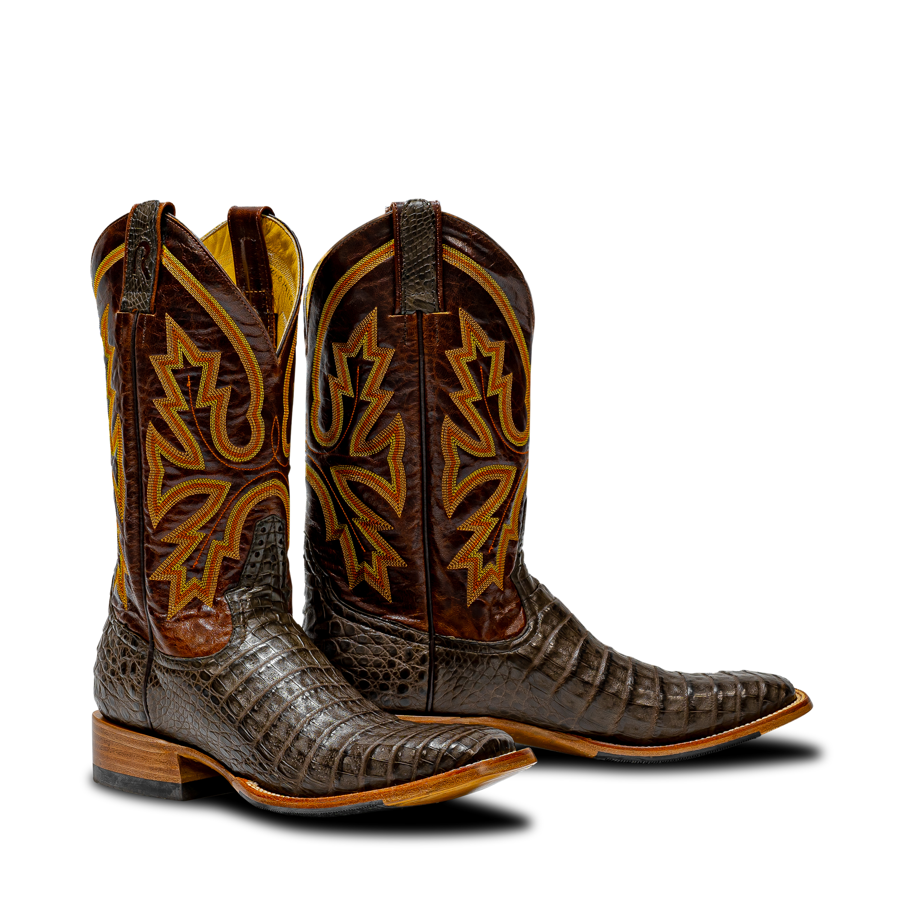 Rod Patrick CHOCOLATE CAIMAN BELLY (D)