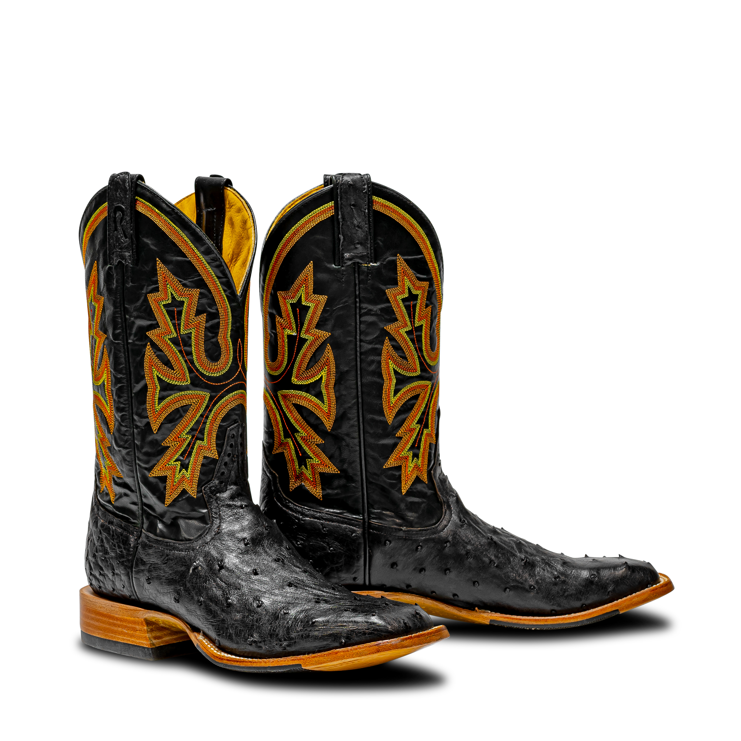 Rod Patrick BLACK FULL QUILL OSTRICH (D)