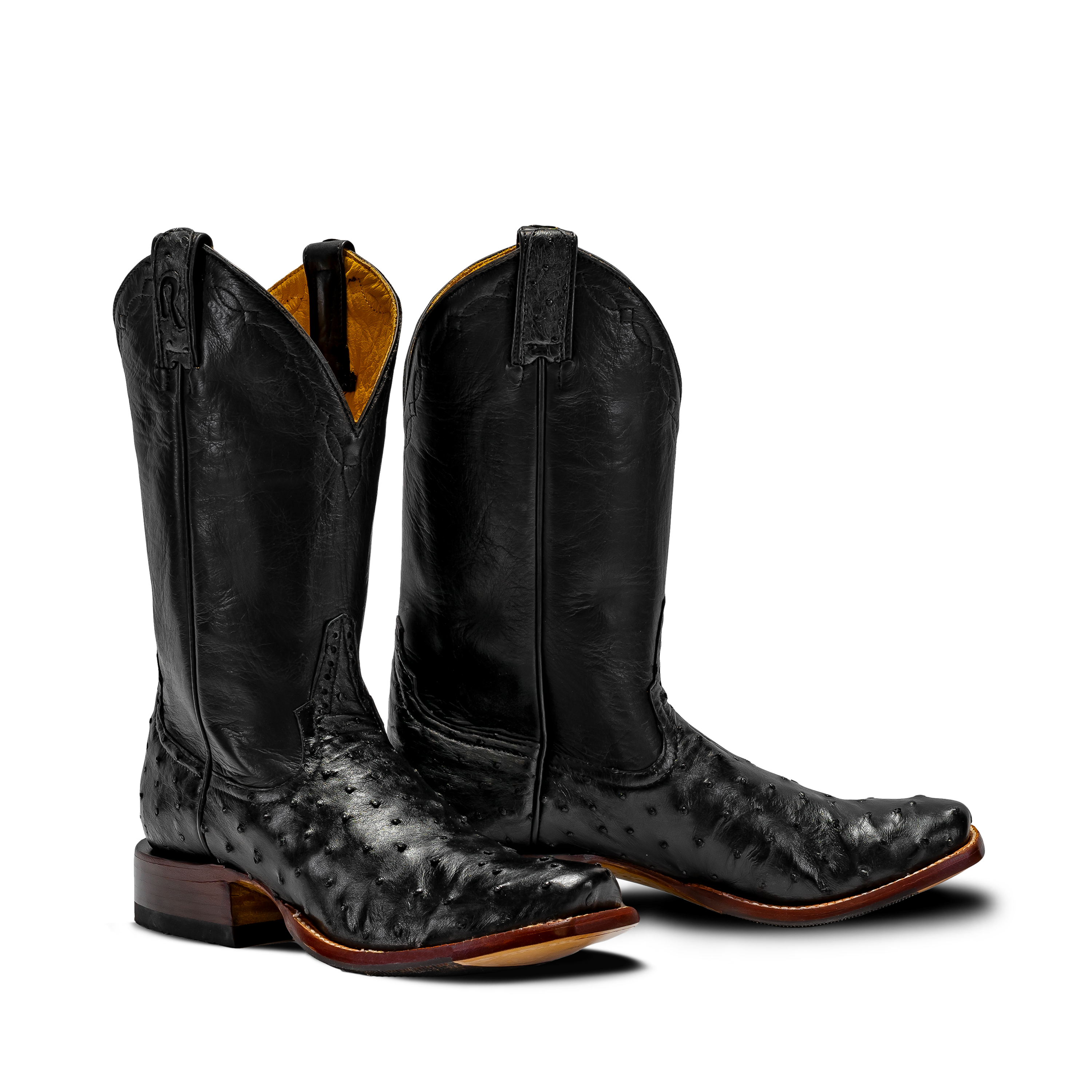 Rod Patrick BLACK FULL QUILL OSTRICH (D)