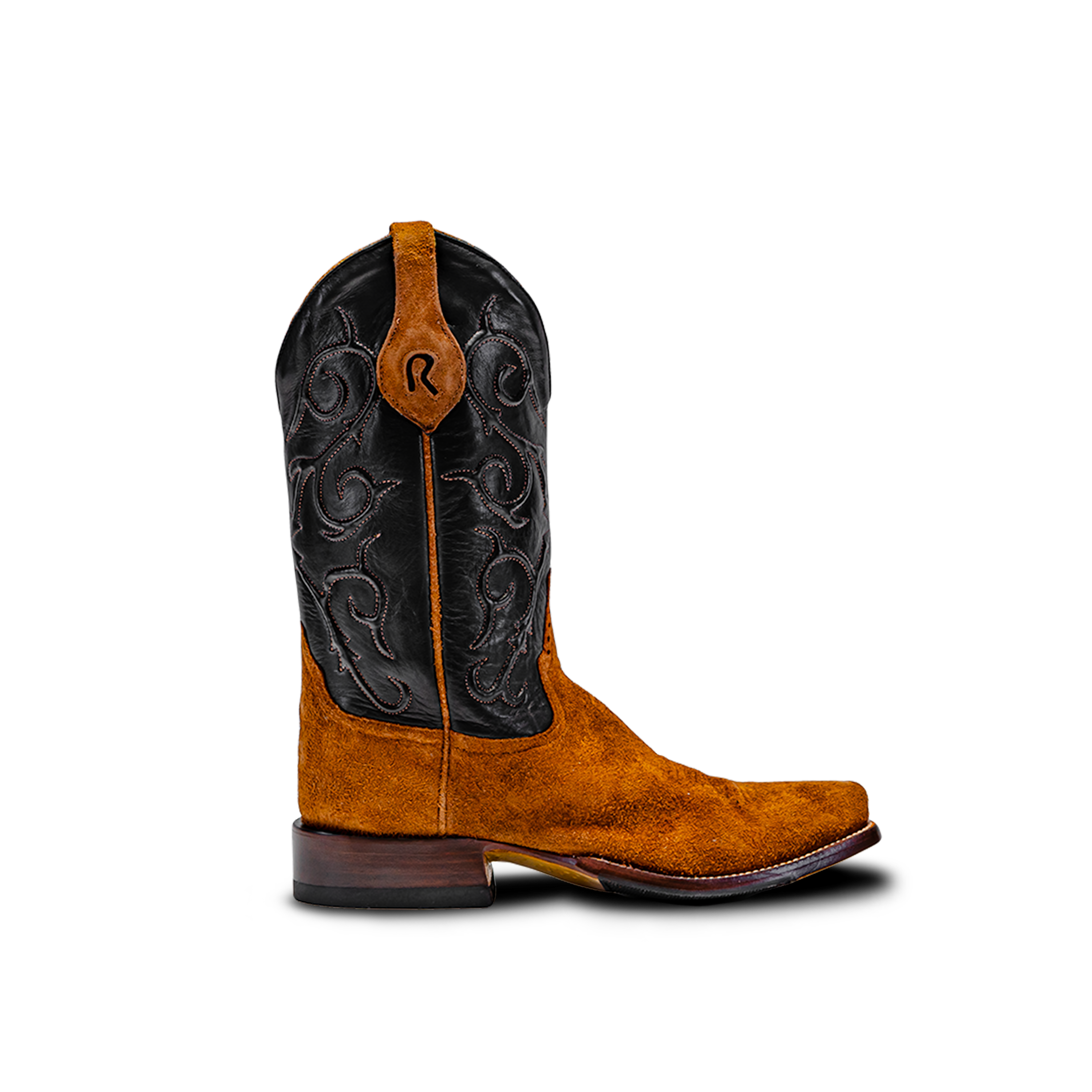 Rod Patrick COGNAC CAYUSE ROUGHOUT (D)
