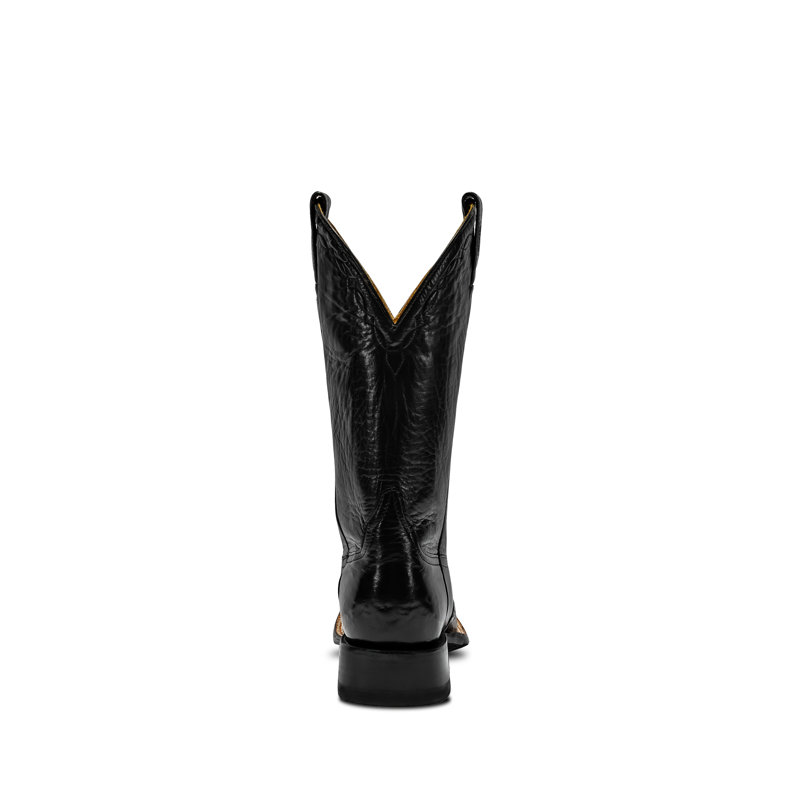 ROD PATRICK BLACK CALF WITH BLACK WING TIP (D)