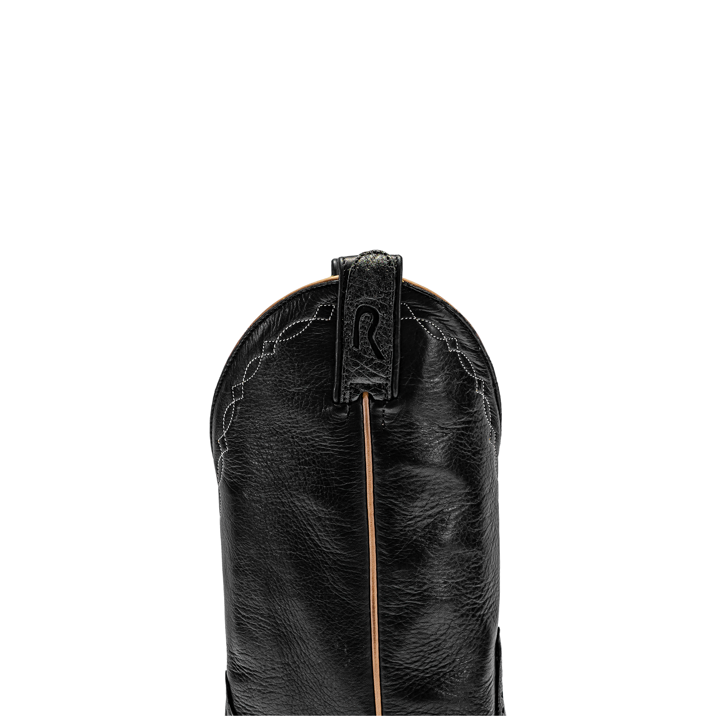 ROD PATRICK BLACK SMOOTH OSTRICH WITH WT (D)