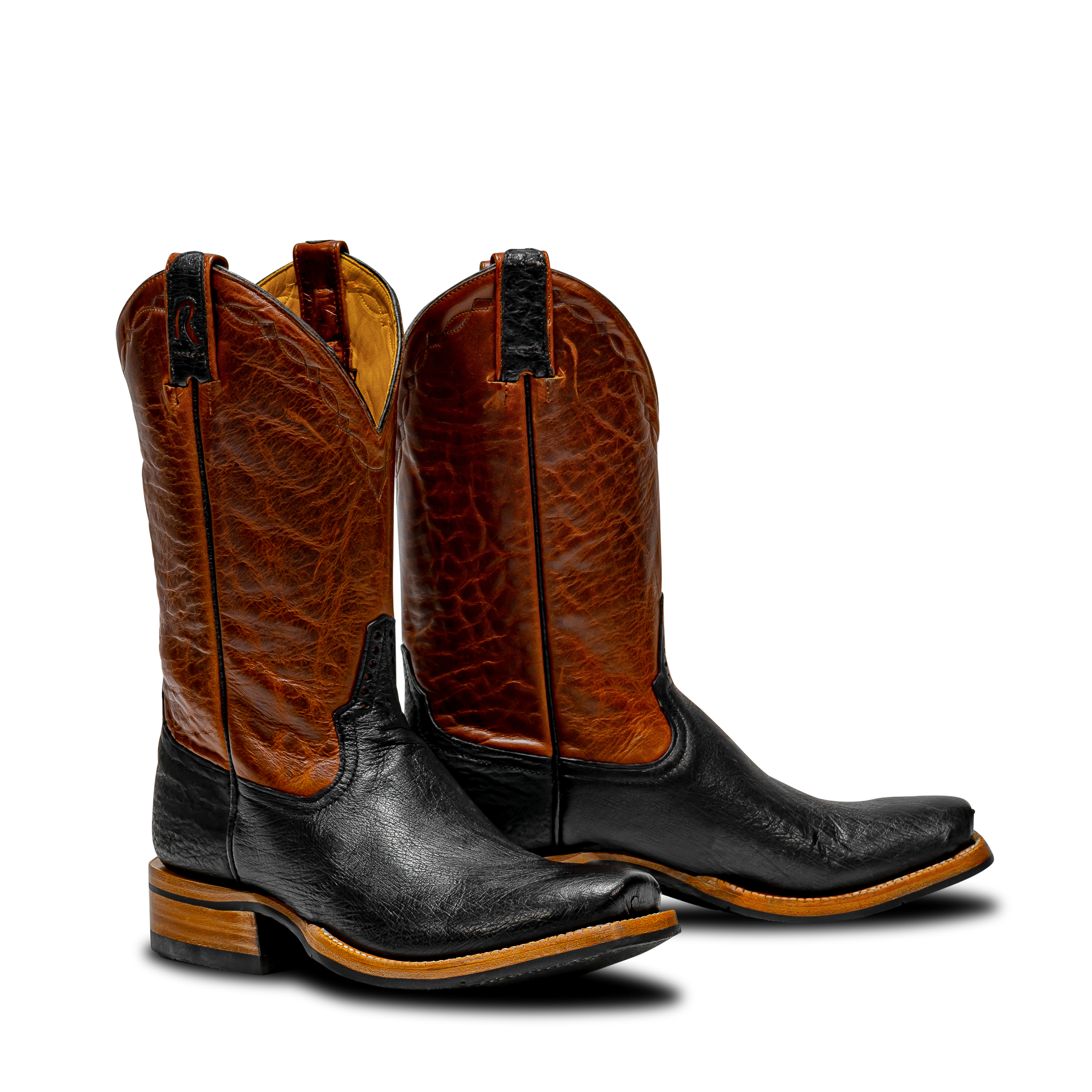 Rod Patrick BLACK SMOOTH OSTRICH (D)