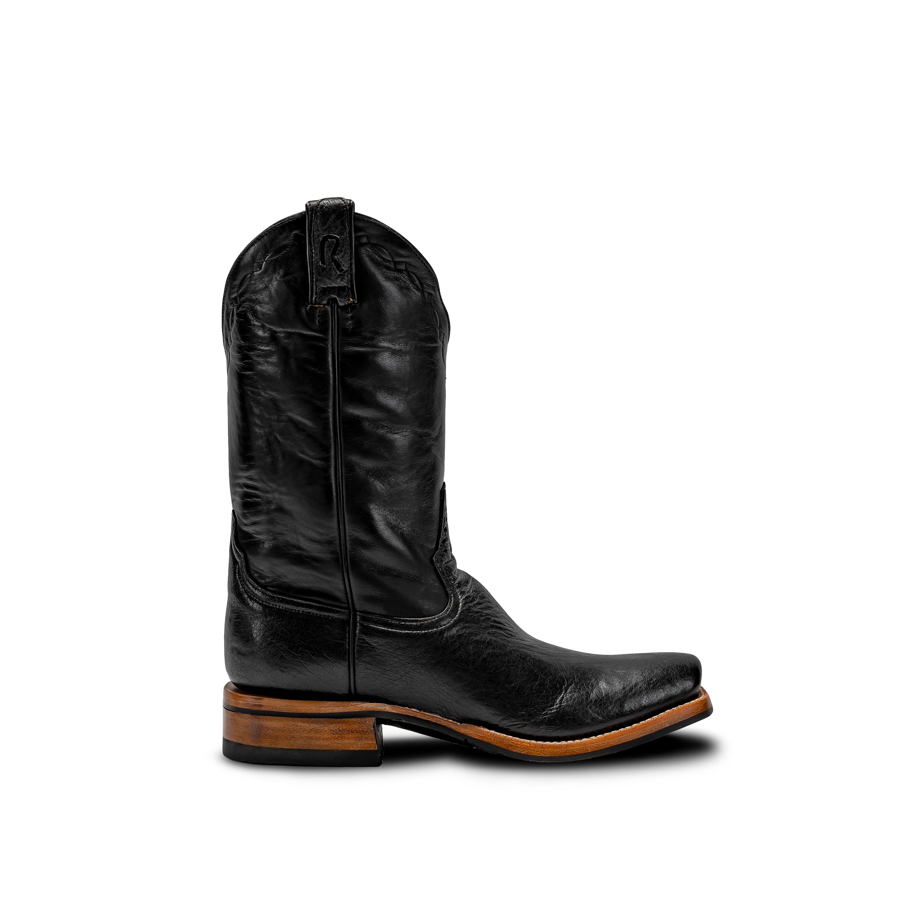 Rod Patrick BLACK SMOOTH OSTRICH (D)