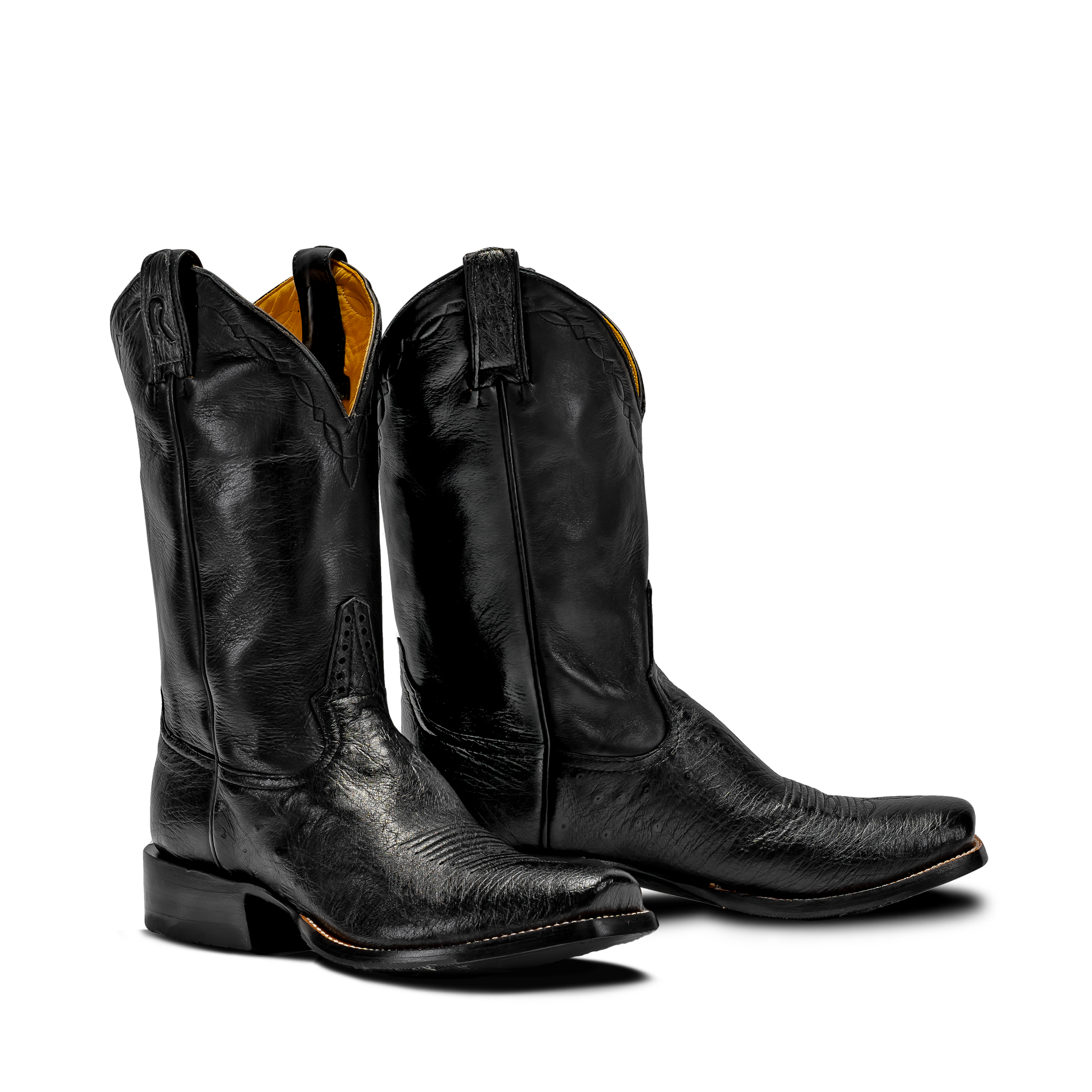 Rod Patrick Black Smooth Ostrich (D)