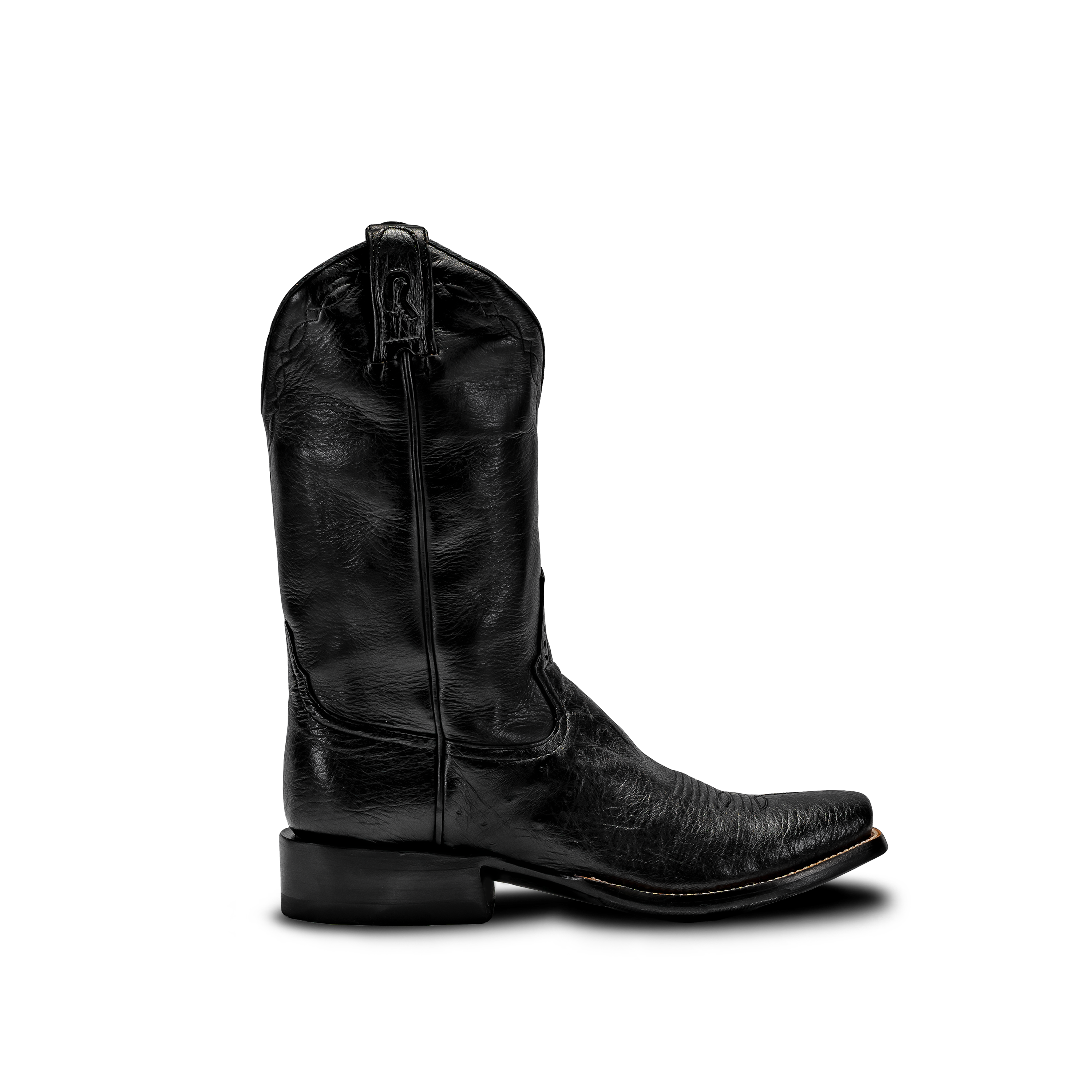 Rod Patrick Black Smooth Ostrich (D)