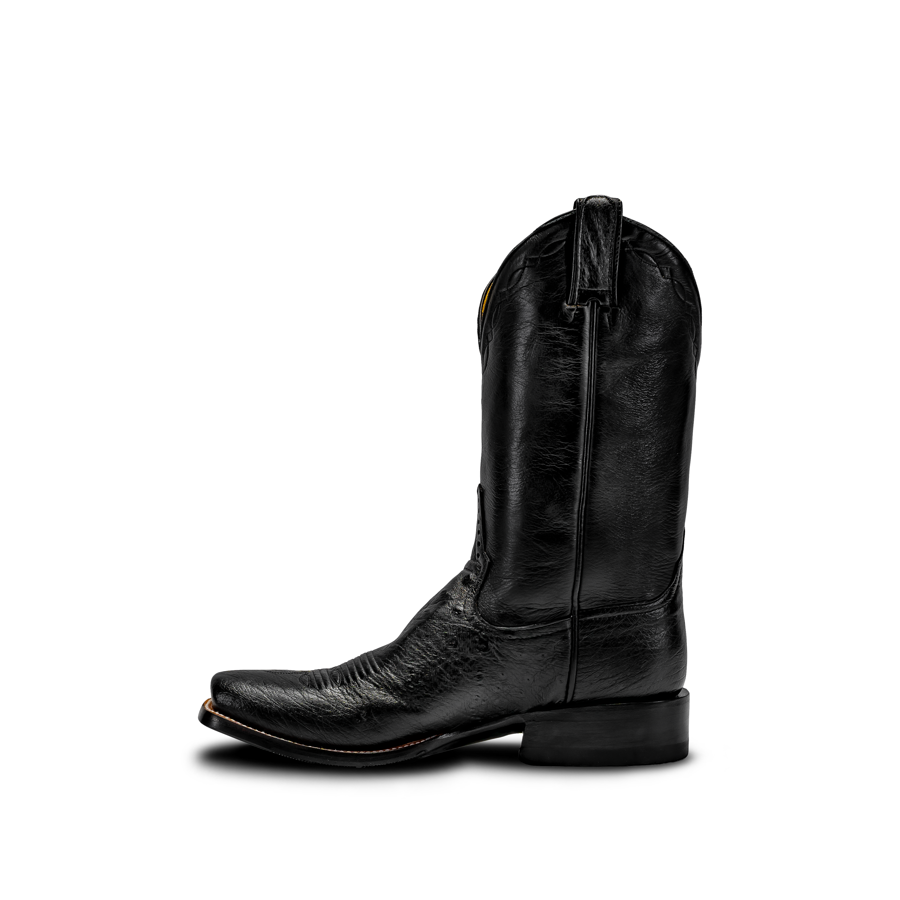 Rod Patrick Black Smooth Ostrich (D)