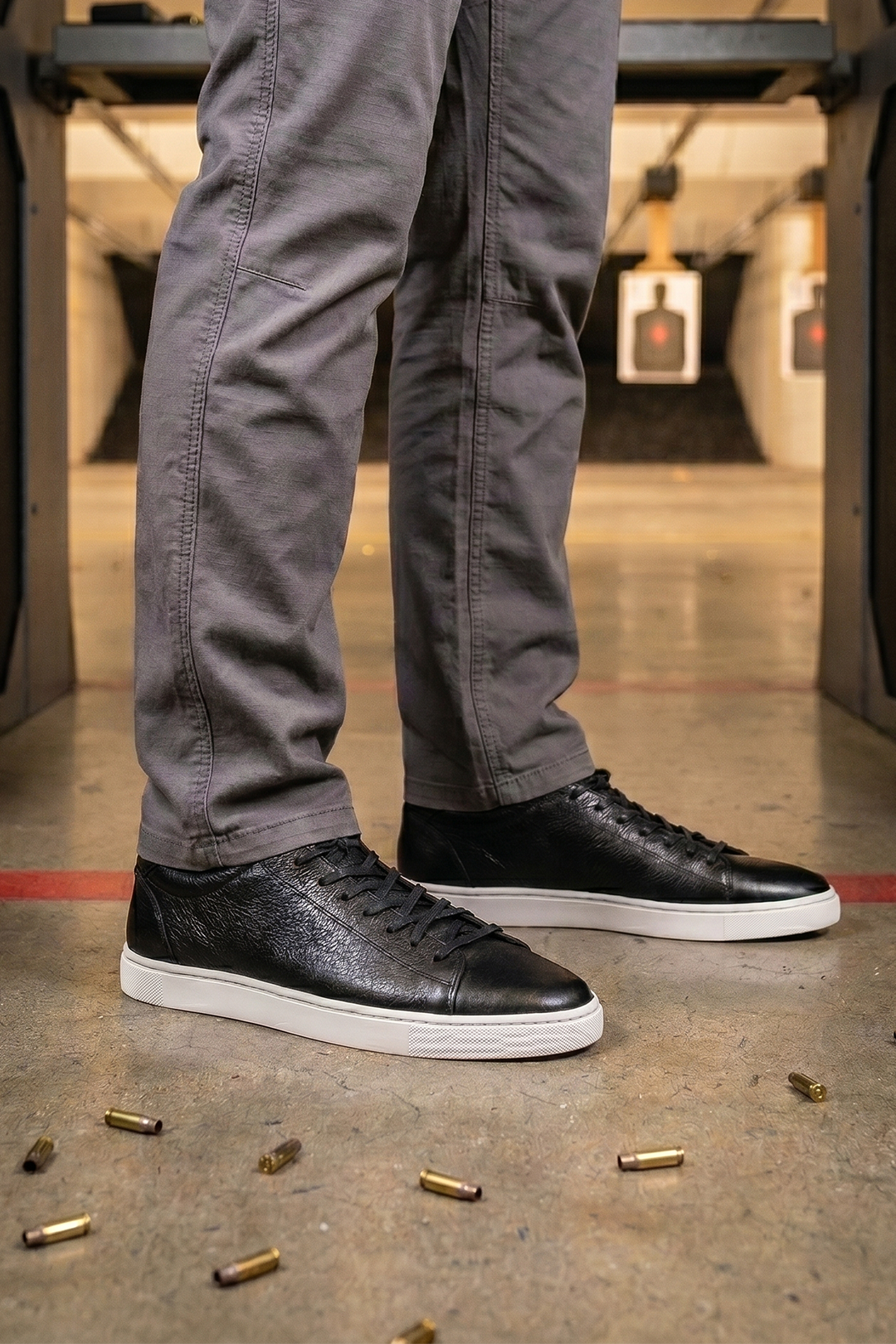 Go West Supply The McCrae Leather Sneaker - Black