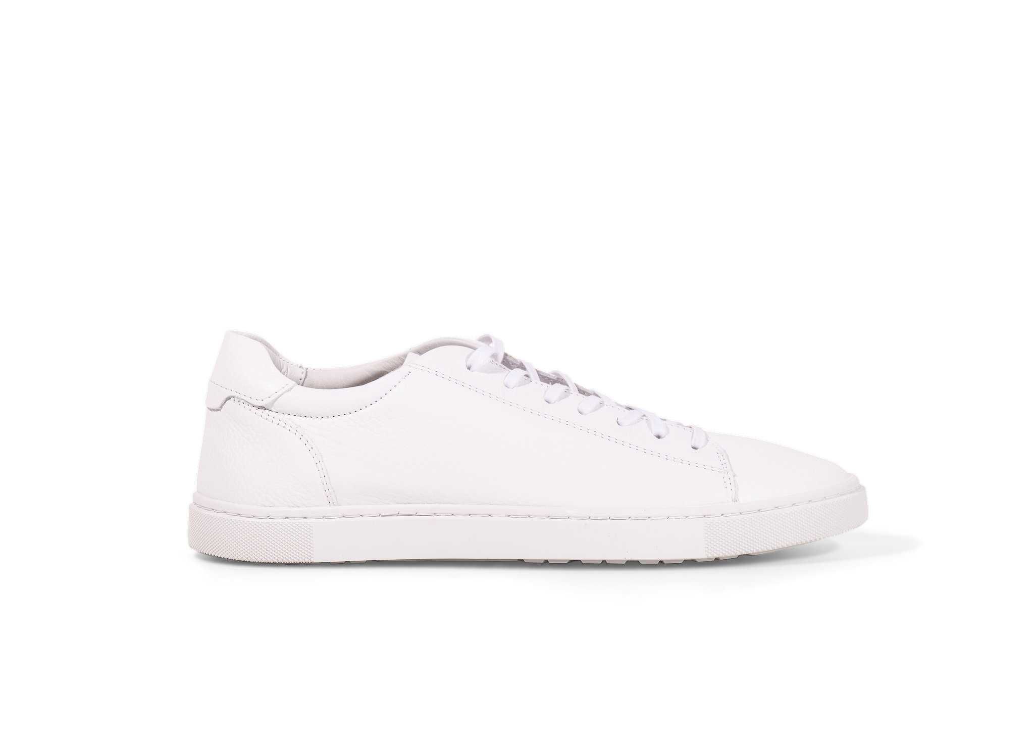 Go West Supple White leather sneaker on a white background