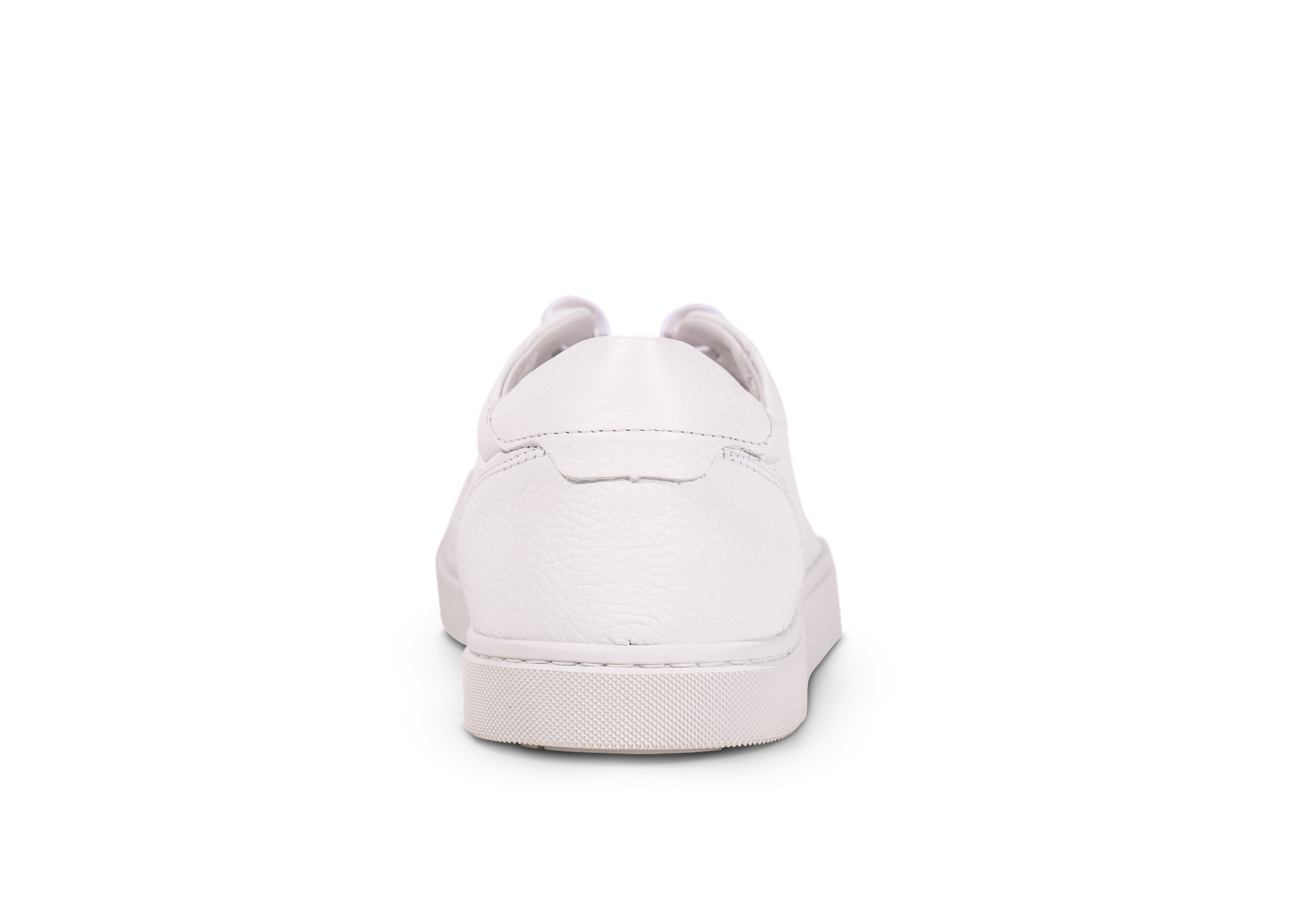 Go West Supply White leather sneaker on a white background