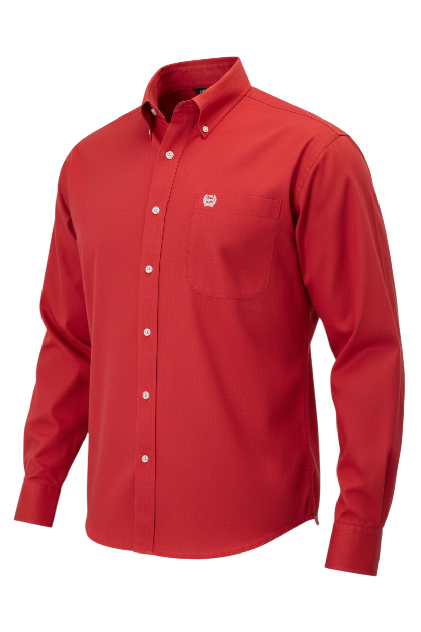 CINCH MEN'S CLASSIC FIT SOLID SHIRT - RED