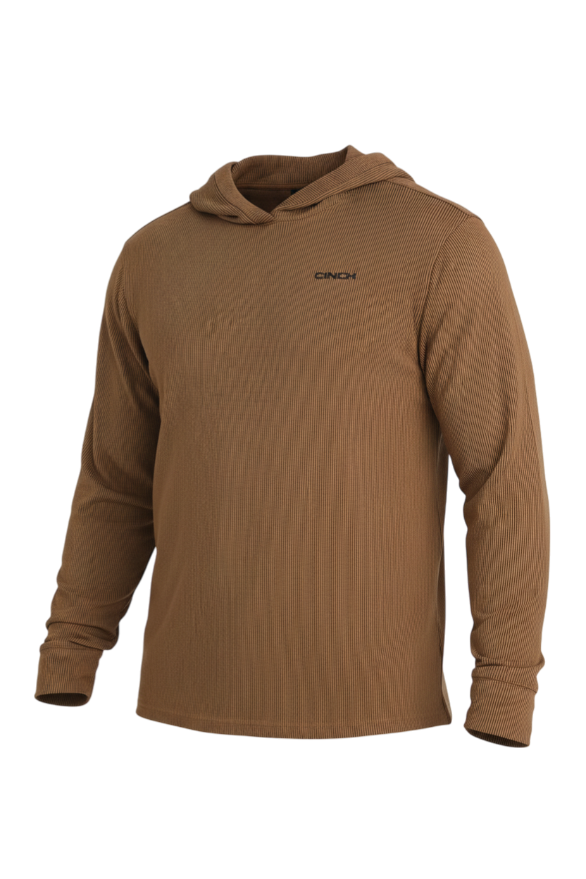 CINCH MEN'S HOODIE - BROWN**FINAL SALE**