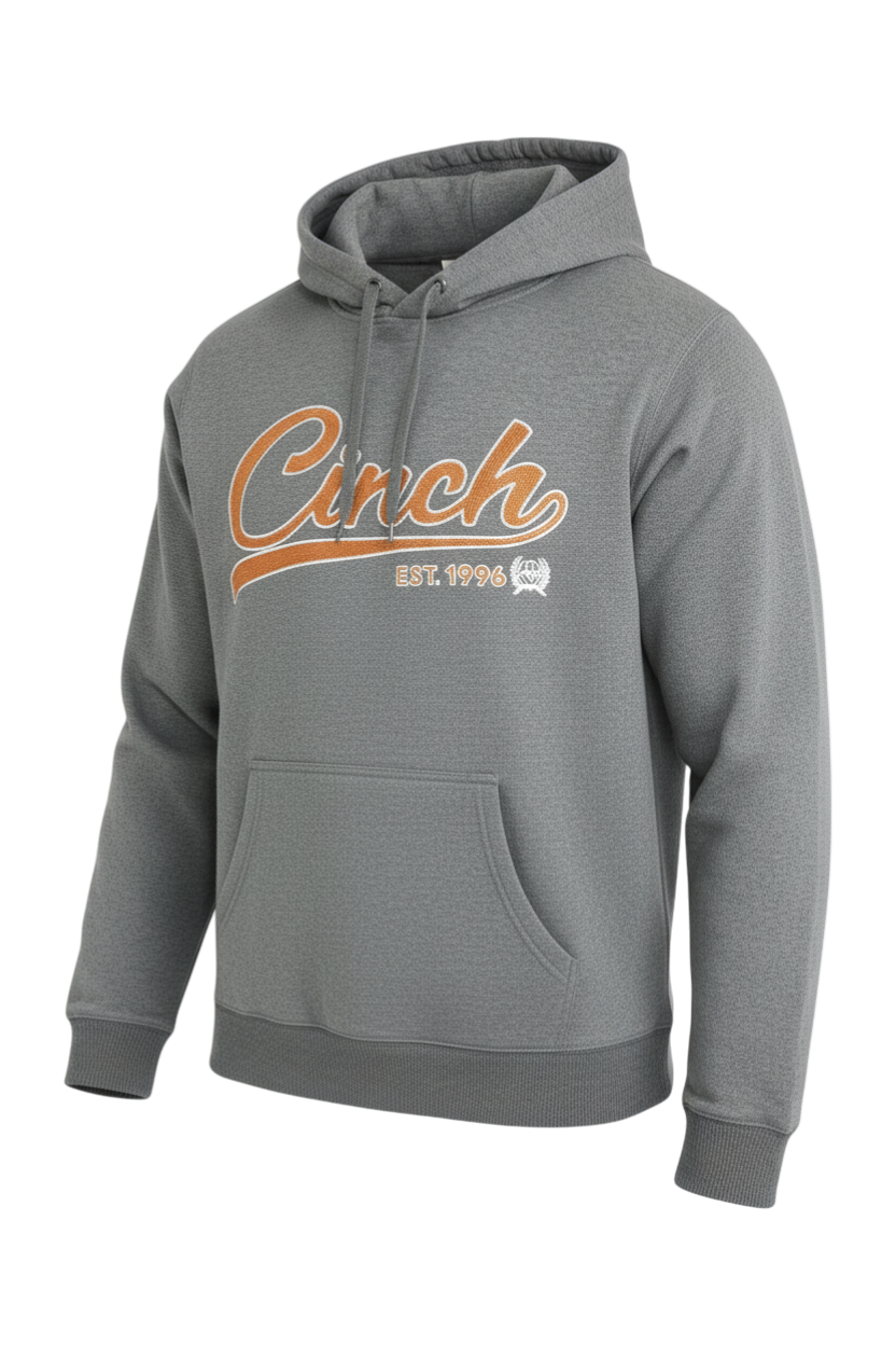 CINCH MEN'S LOGO HOODIE - GRAY