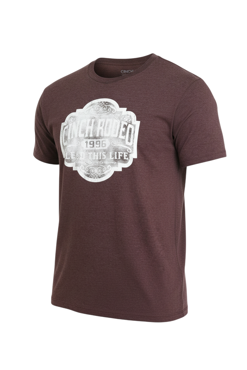 CINCH MEN'S GRAPHIC T-SHIRT - PURPLE**FINAL SALE**