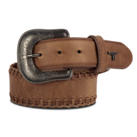 Lane 1.5 Woven Laced Belt with Single Buckle - Desert Clay