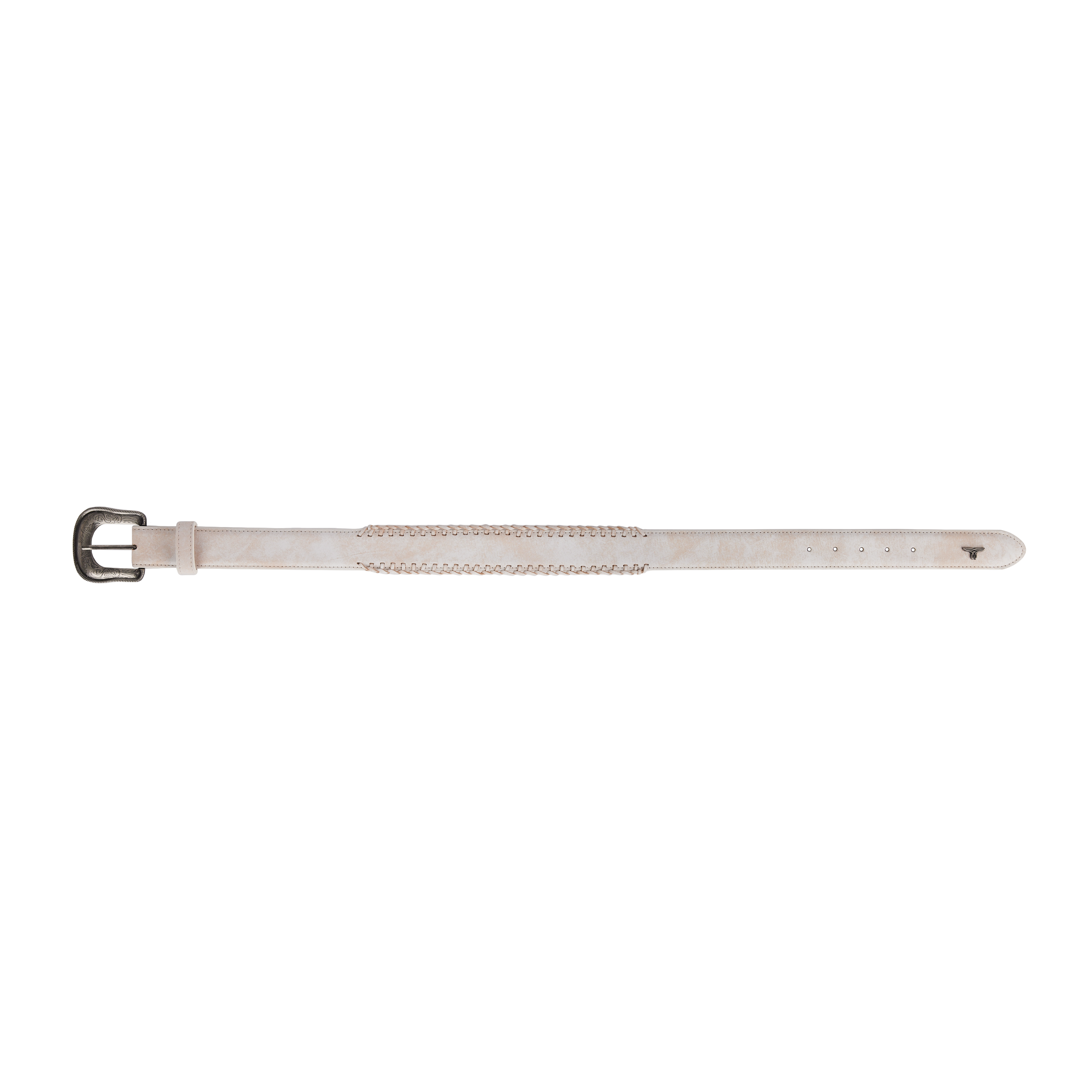 Lane 1.5 Woven Laced Belt with Single Buckle - Ceramic Crackle