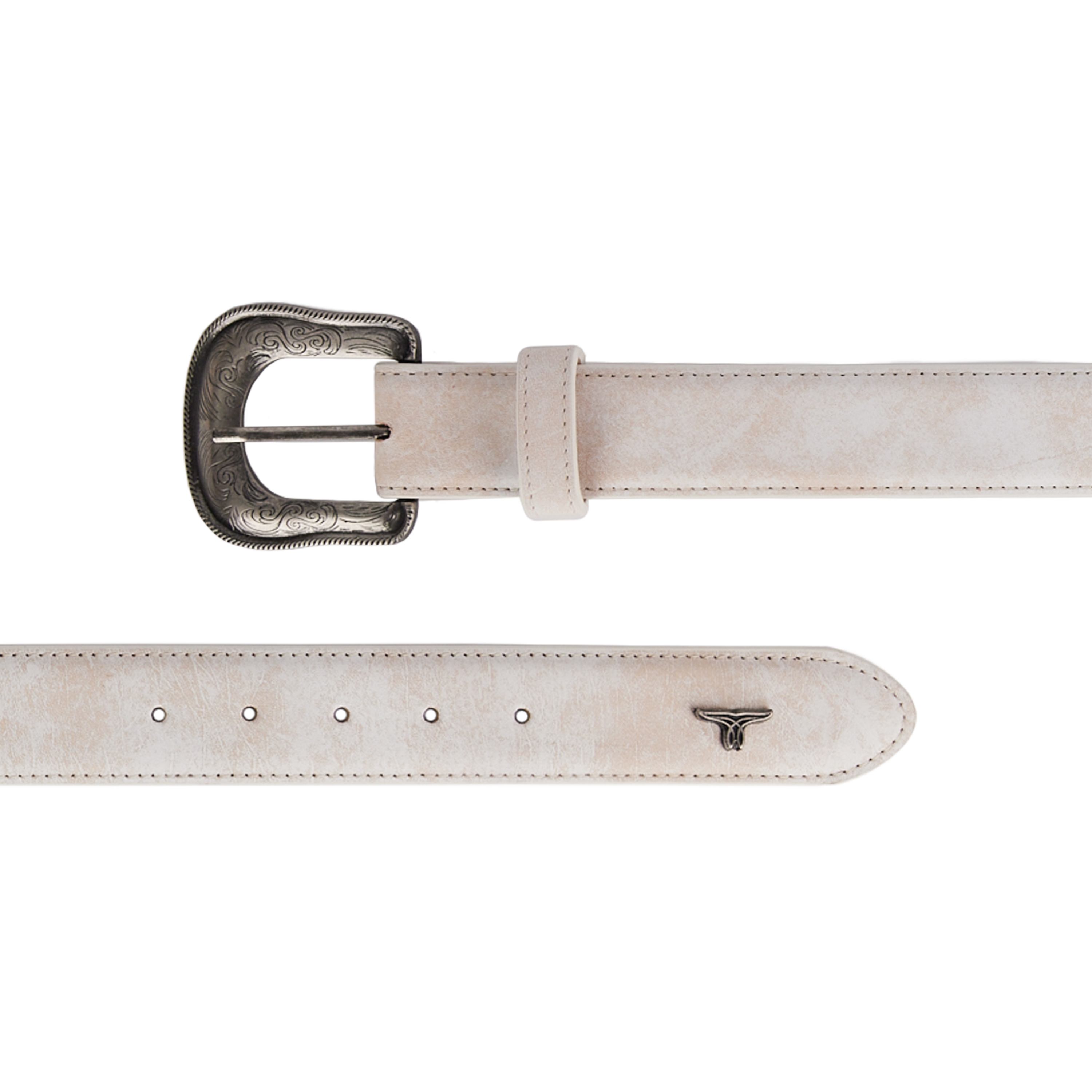 Lane 1.5 Woven Laced Belt with Single Buckle - Ceramic Crackle