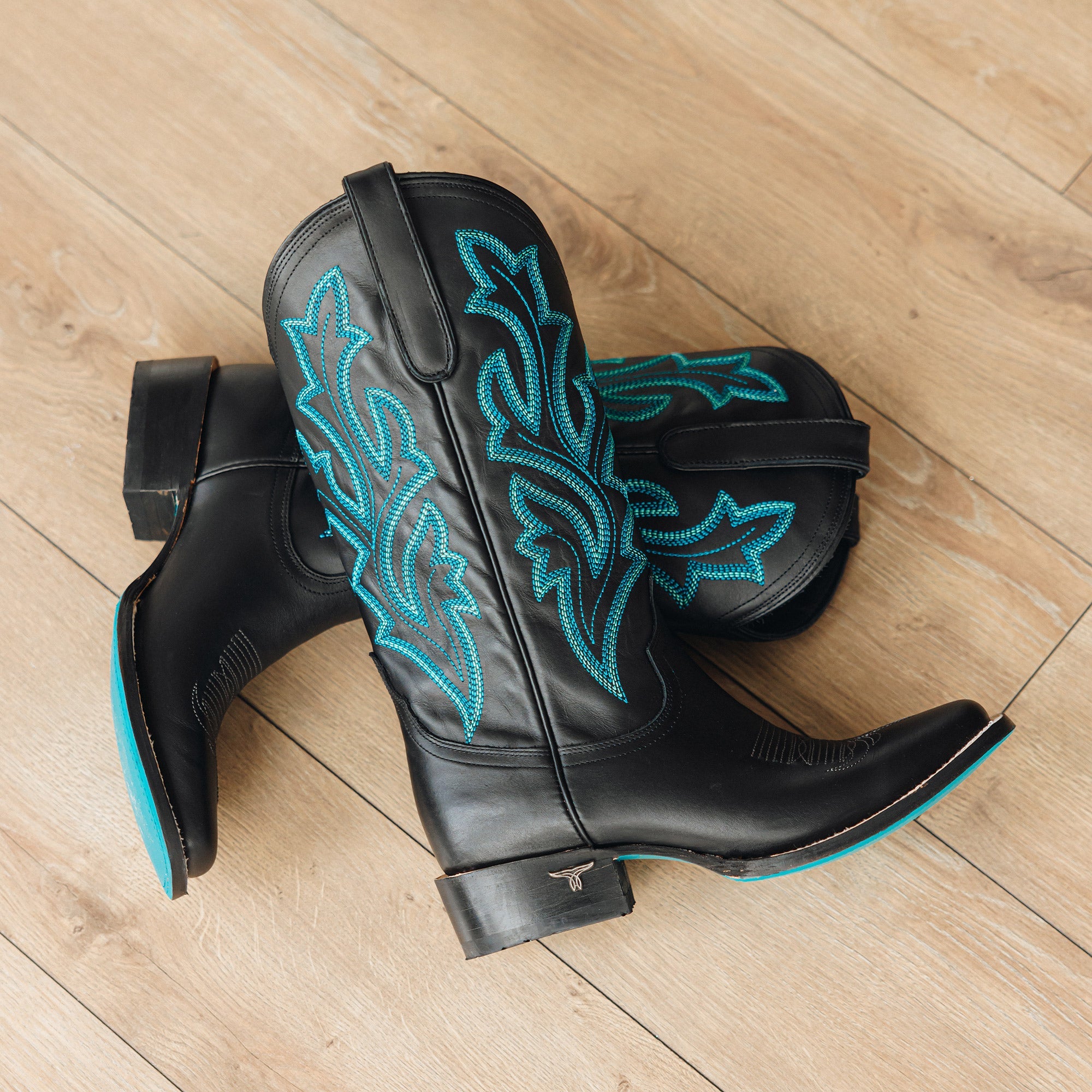 Lane Classic Square Boot - Jet Black