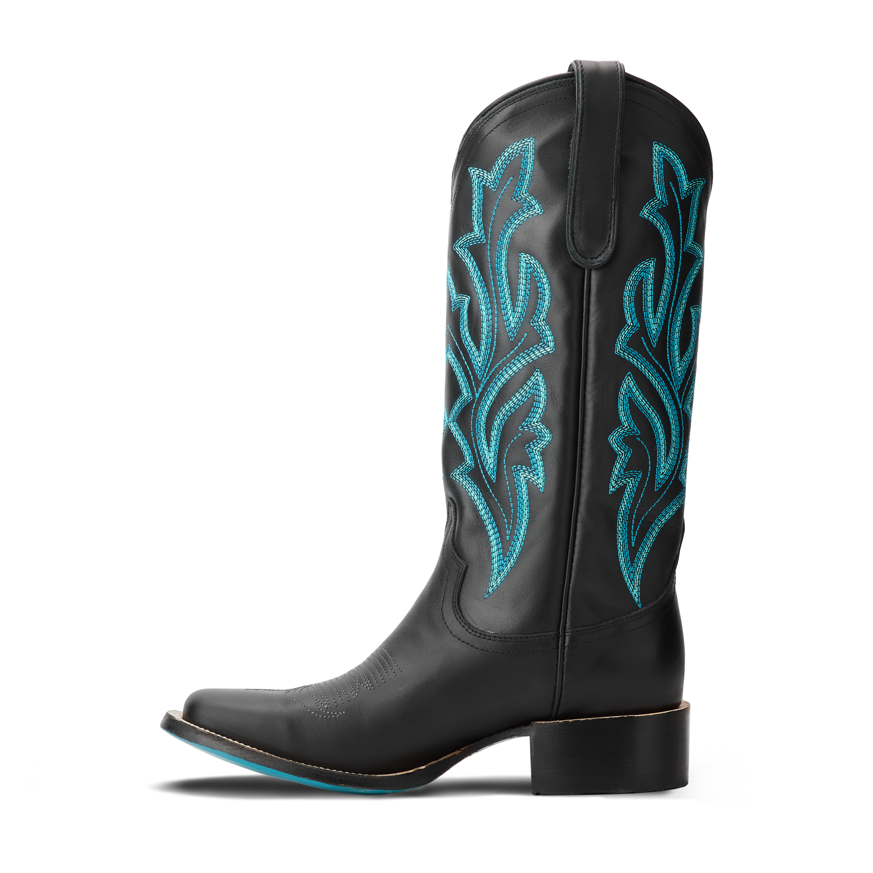 Lane Classic Square Boot - Jet Black