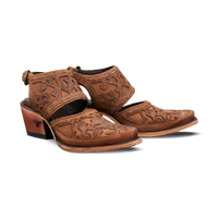 Lane Robin Slingback Mule - Burnt Caramel