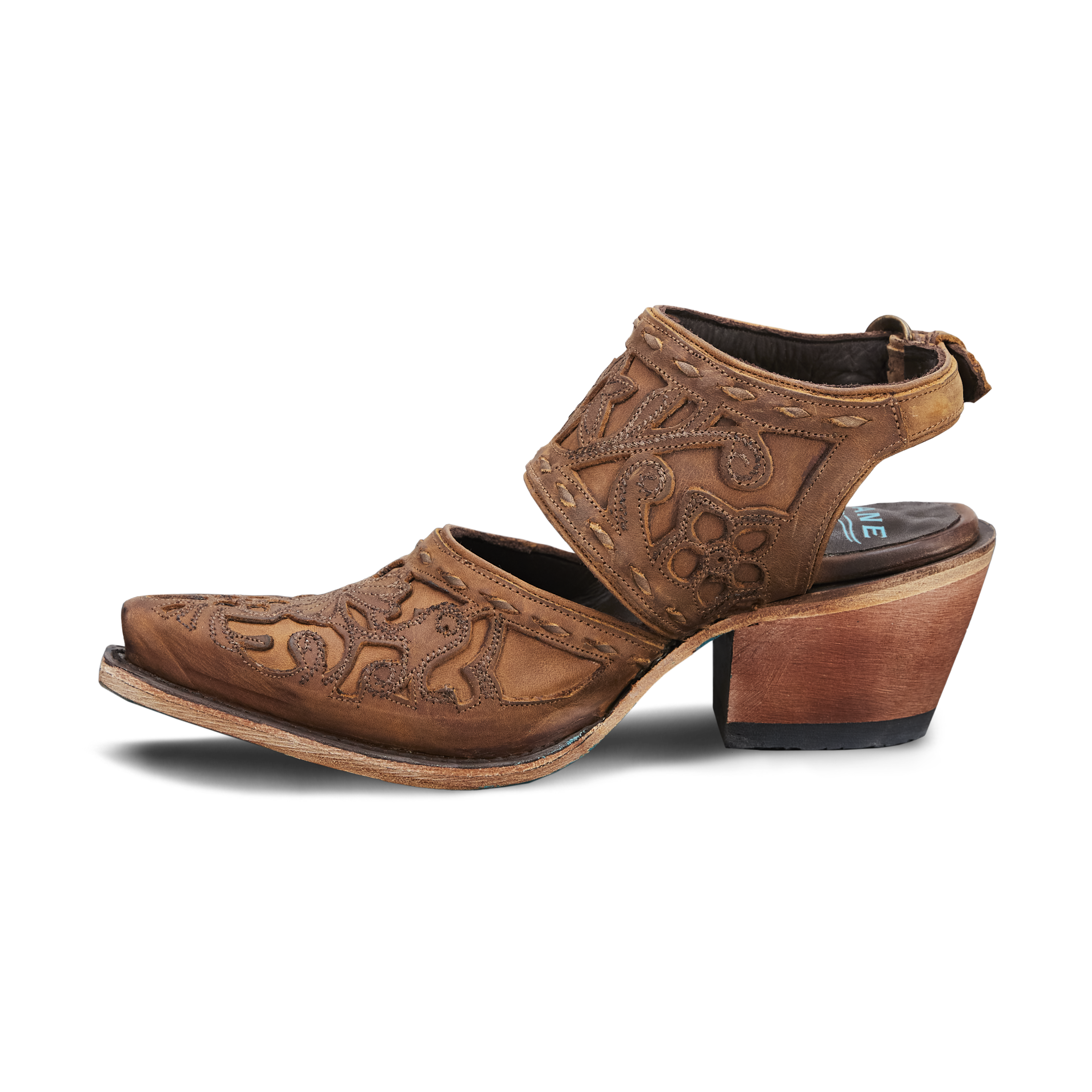 Lane Robin Slingback Mule - Burnt Caramel