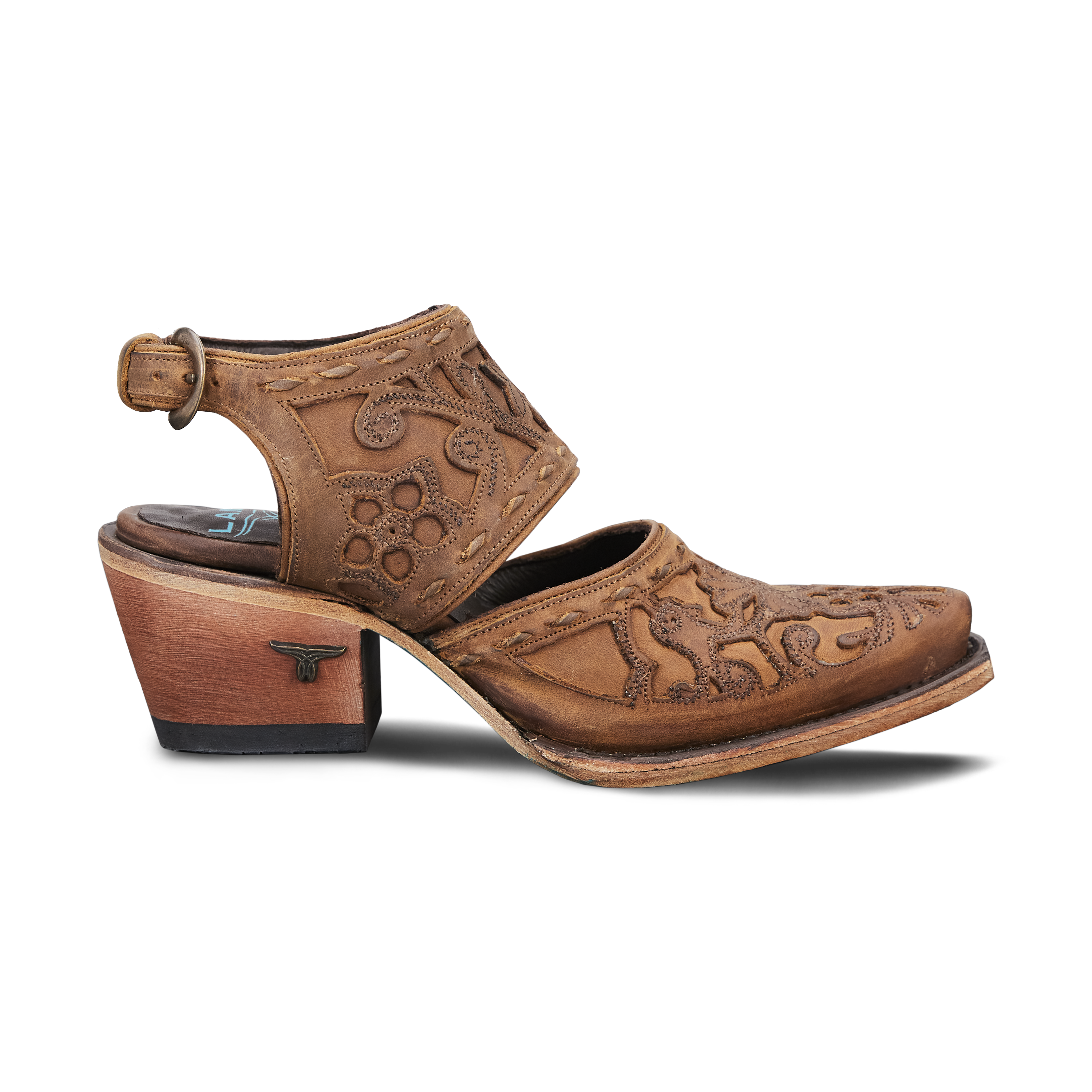 Lane Robin Slingback Mule - Burnt Caramel