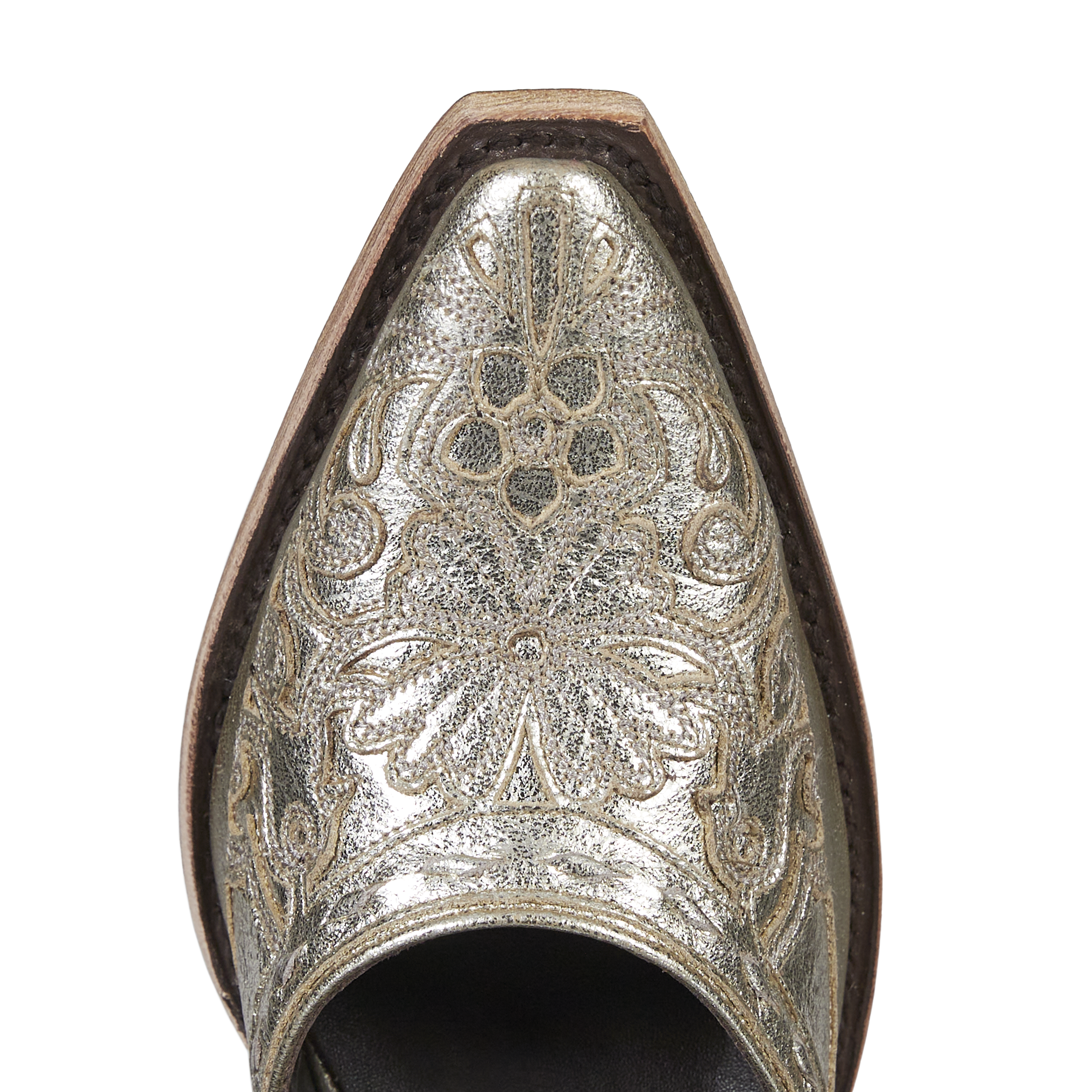 Lane Robin Slingback Mule - Champagne Metallic