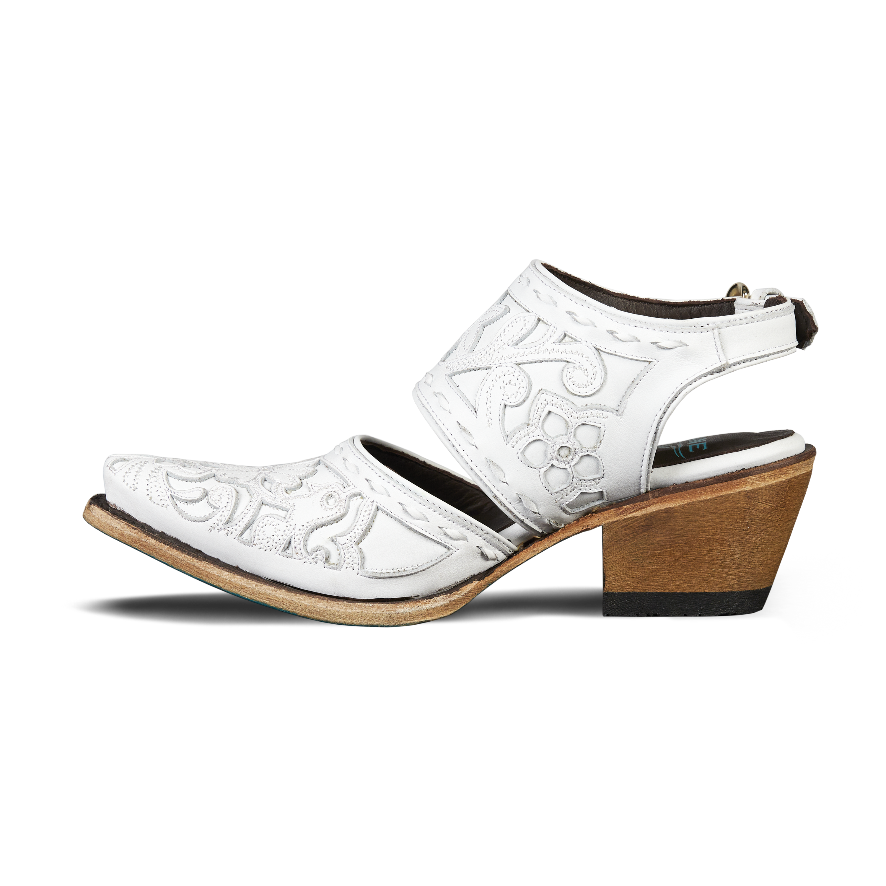 Lane Robin Slingback Mule - Matte White