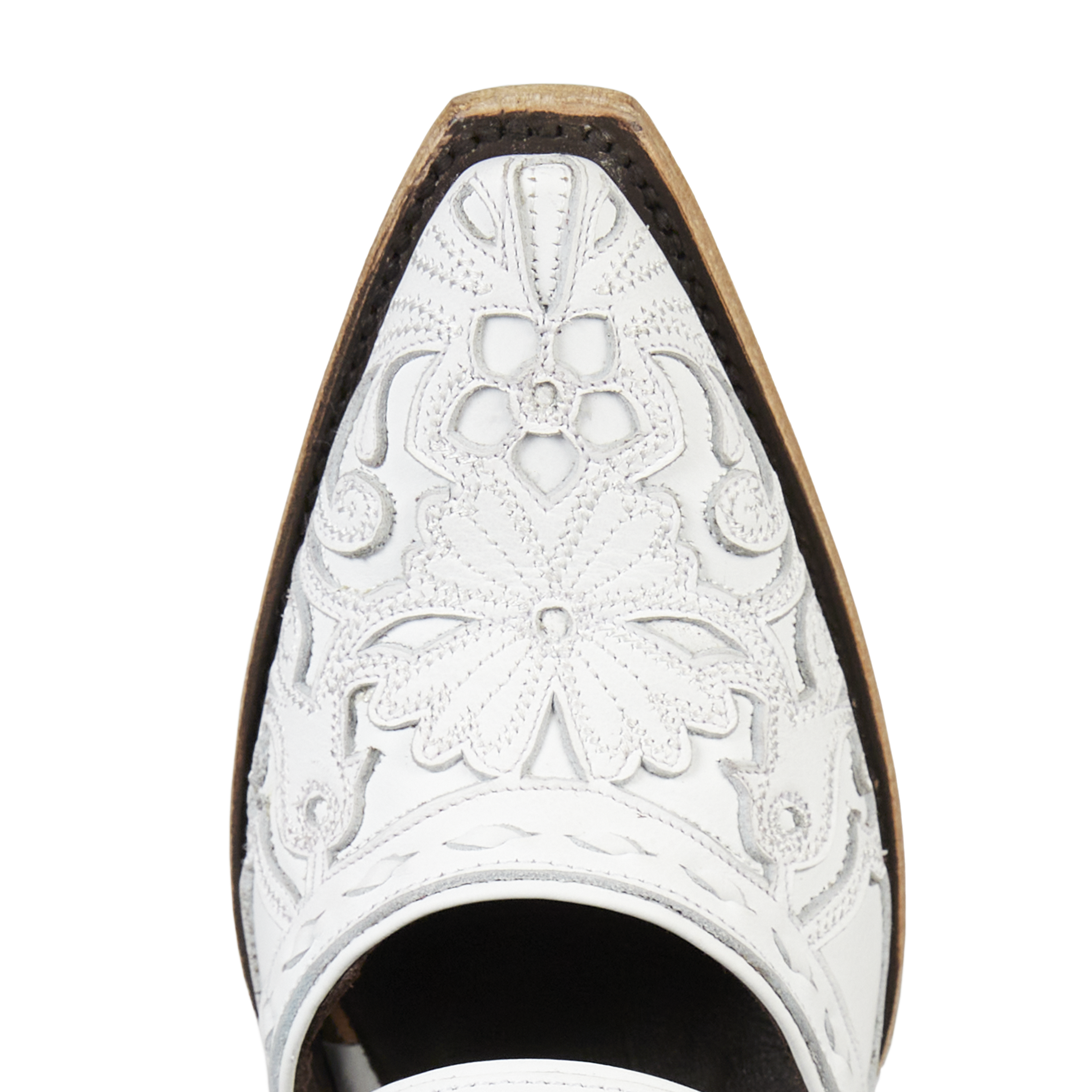 Lane Robin Slingback Mule - Matte White