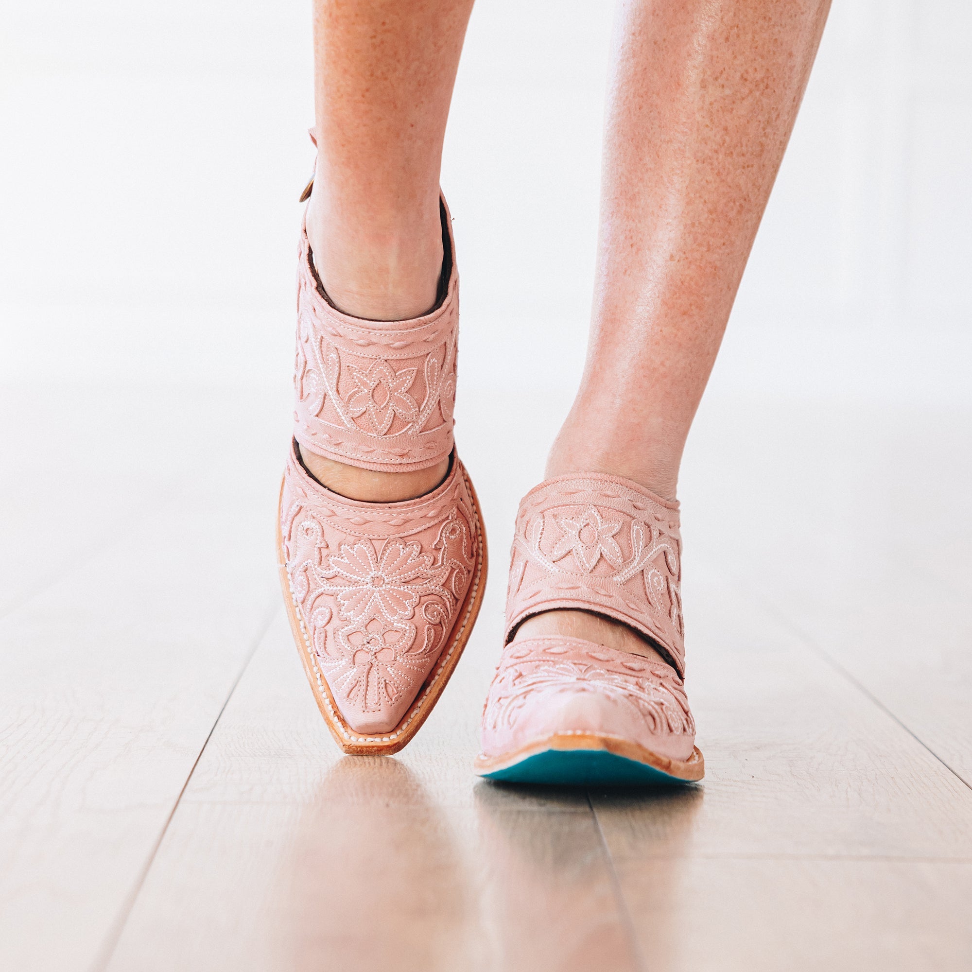 Lane Robin Slingback Mule - Blush
