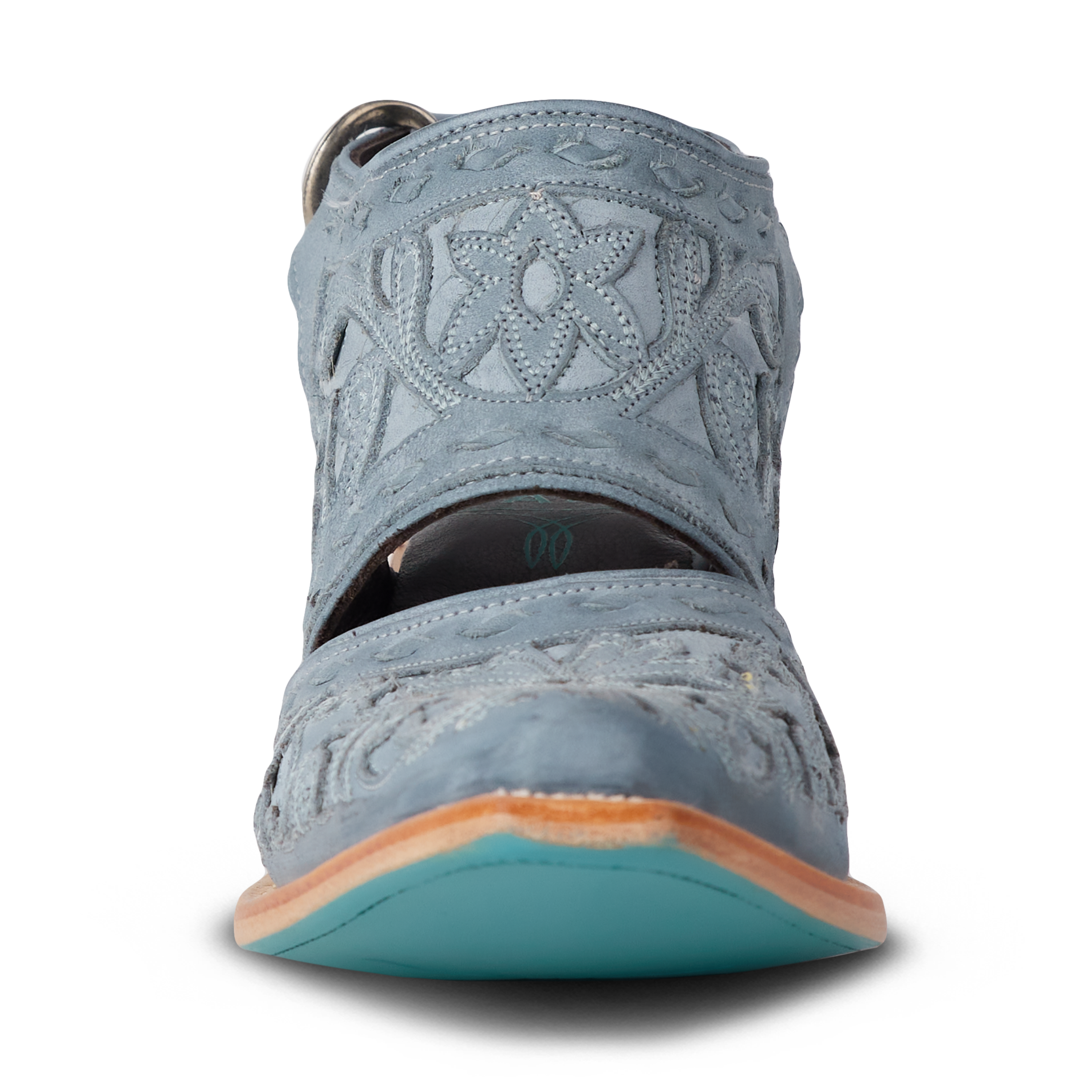 Lane Robin Slingback Mule - Washed Denim